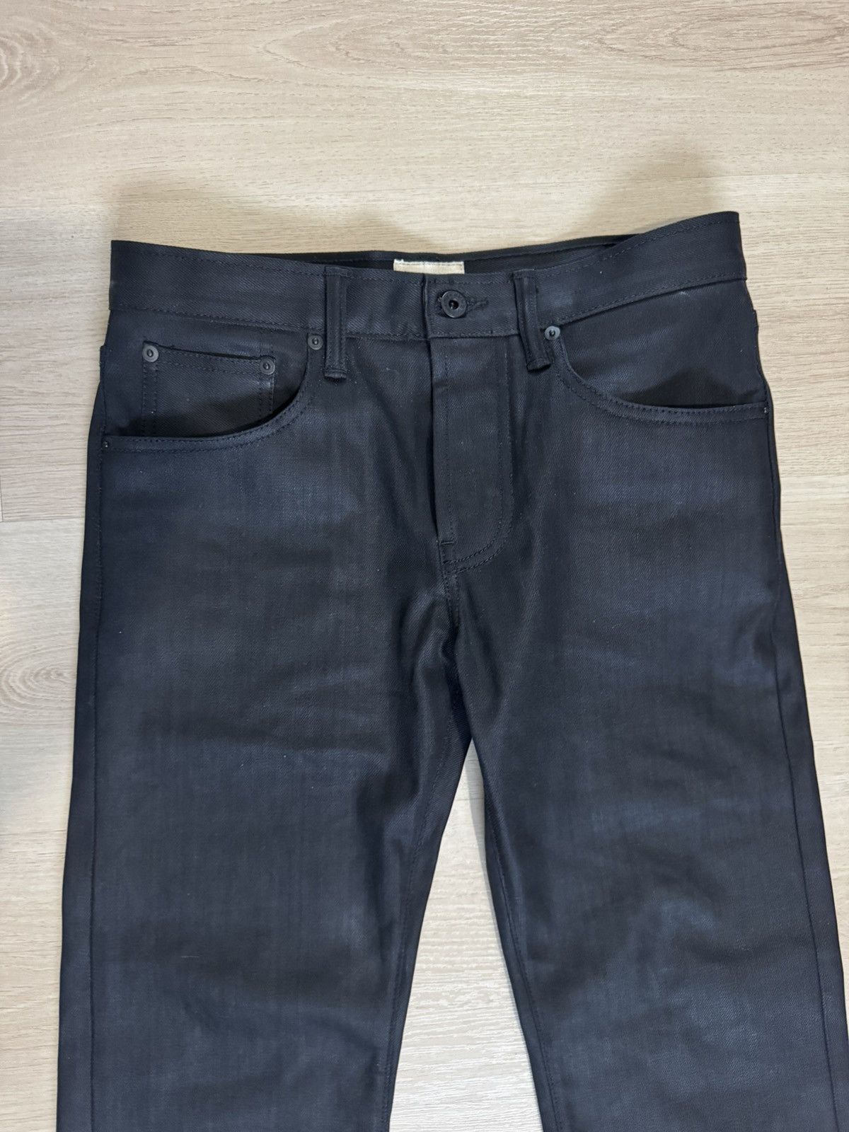 Japanese Brand Nama Man Black Selvedge Bootcut Jeans Size US 32 / EU 48 - 3 Thumbnail