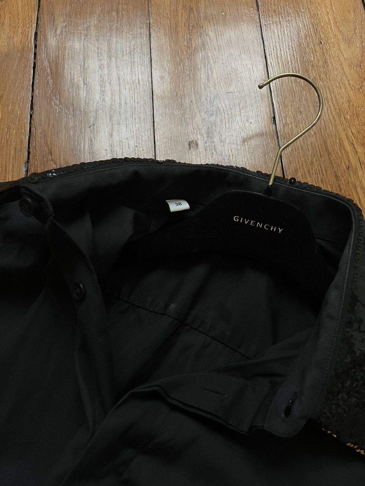Givenchy Givenchy Sequins Black Shirt Size US XS / EU 42 / 0 - 8 Thumbnail