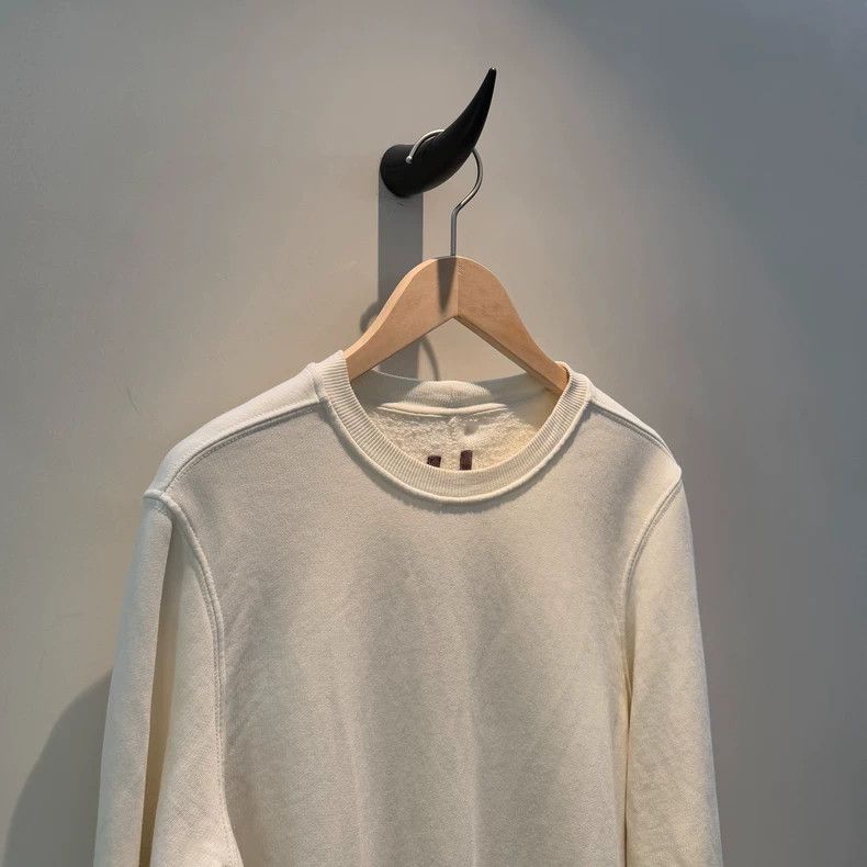 Rick Owens rick owens Double Thread Classic Cotton Basic Sweatshirt 25 Size US XS / EU 42 / 0 - 2 Thumbnail
