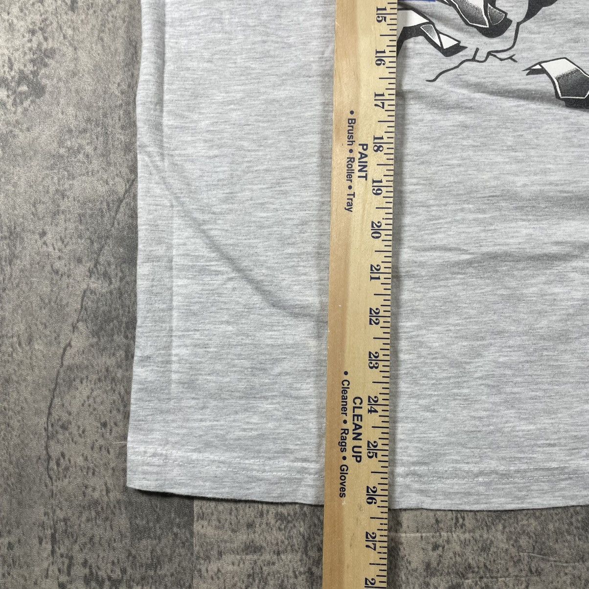 Vintage 90s London Double Decker Bus Tshirt Size US XL / EU 56 / 4 - 4 Thumbnail