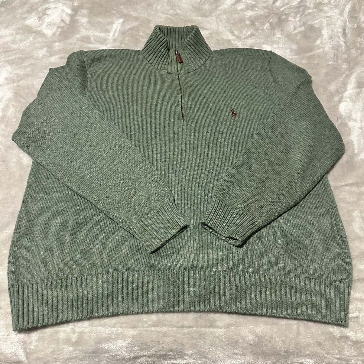 Polo Ralph Lauren 1/4 Zip Sweater Size US XL / EU 56 / 4 - 1 Thumbnail