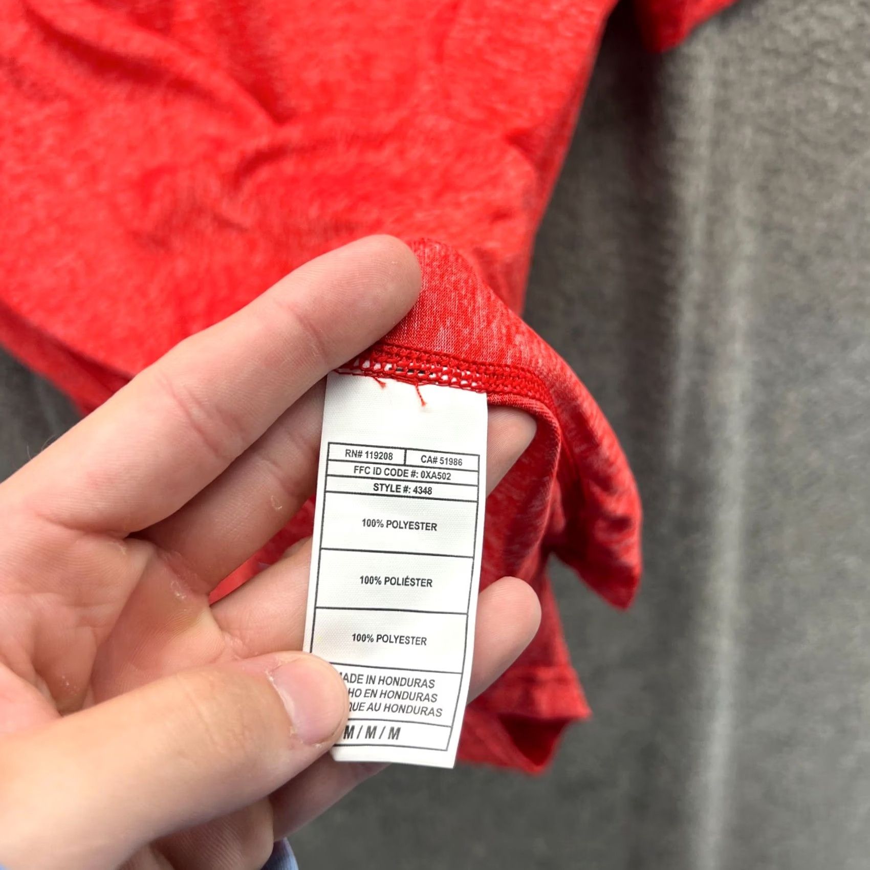 Reebok VINTAGE Reebok Shirt Mens M Red Athletic Jersey Crewneck Playdry Training Gym Size US M / EU 48-50 / 2 - 7 Thumbnail