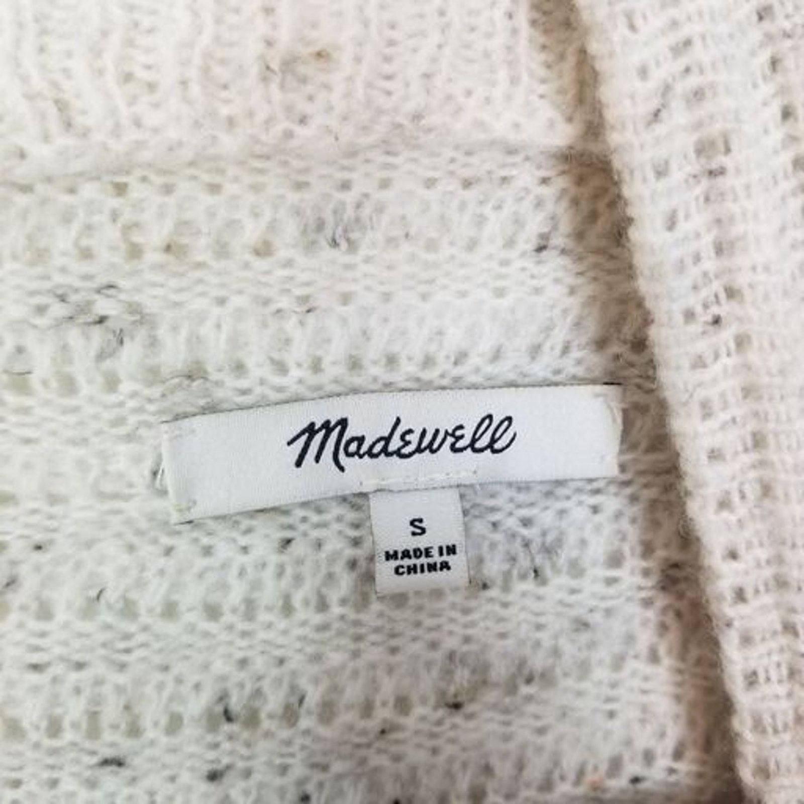 Madewell Madewell Women Donegal Belmont Speckled Wool Sweater S Size S / US 4 / IT 40 - 7 Thumbnail