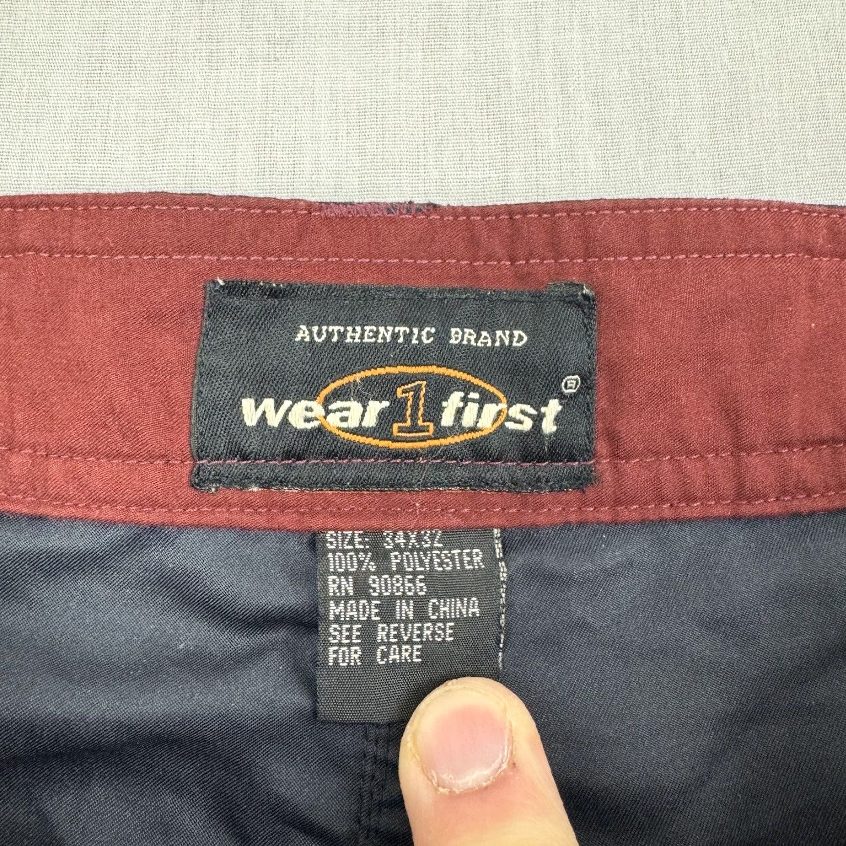 Vintage VINTAGE Wearfirst Cargo Shorts Men 34 Blue Y2K Grunge Casual Zip-Off Pants Size US 34 / EU 50 - 6 Thumbnail