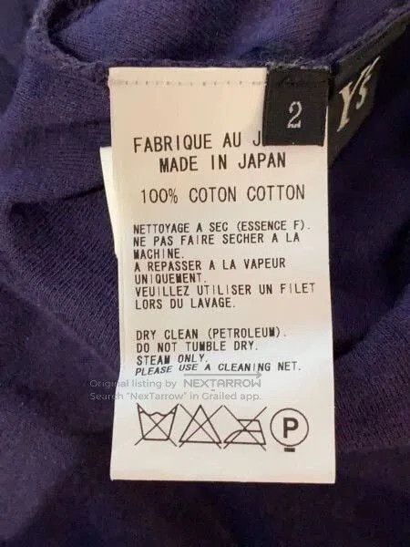 Yohji Yamamoto Yohji Yamamoto Ys Purple 3/4 Sleeve Top Size US M / EU 48-50 / 2 - 4 Thumbnail