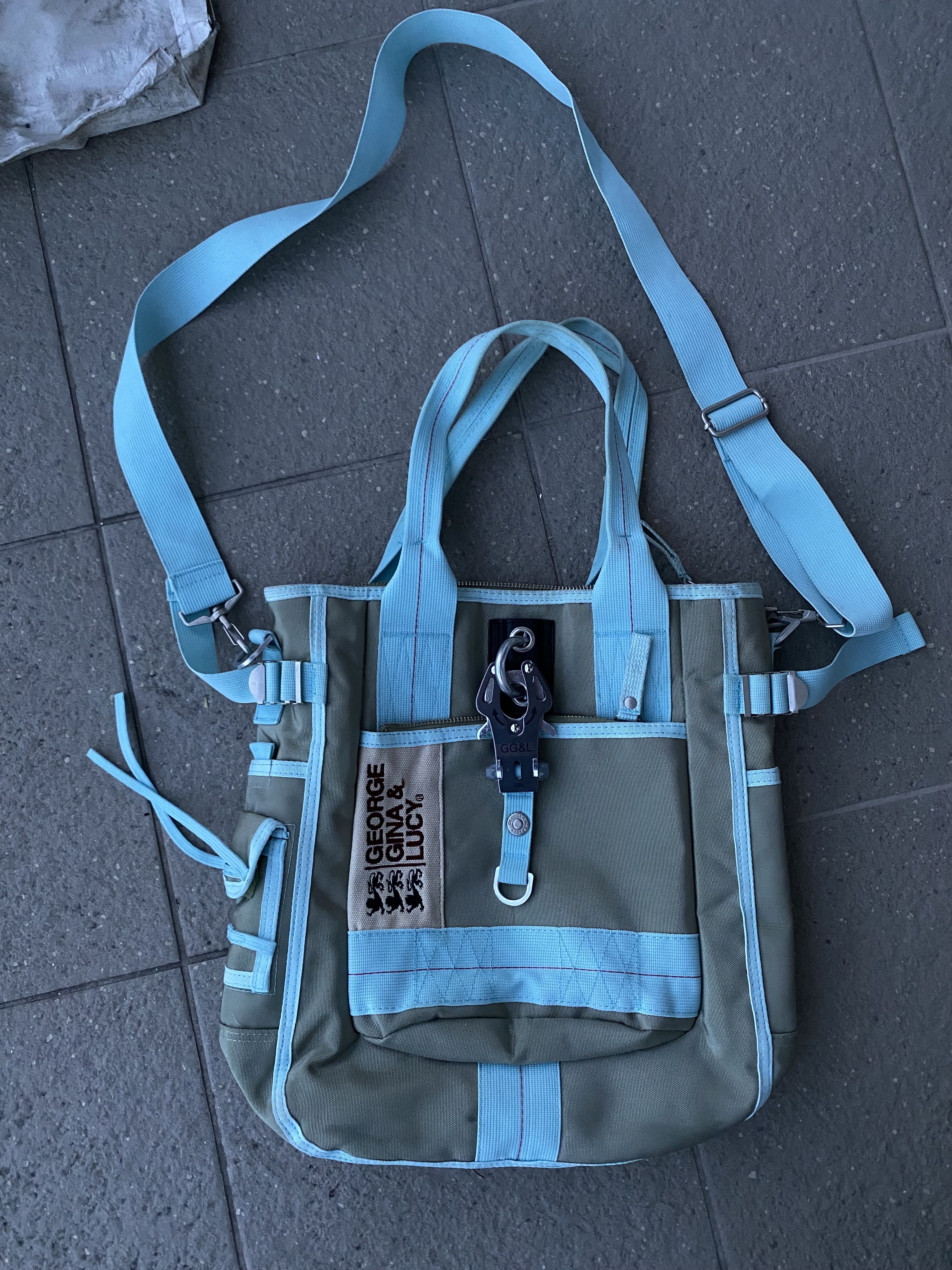 Japanese Brand Beige GGL Bag George Gina&Lucy Alyx Bag Style Cargo Size ONE SIZE - 3 Thumbnail