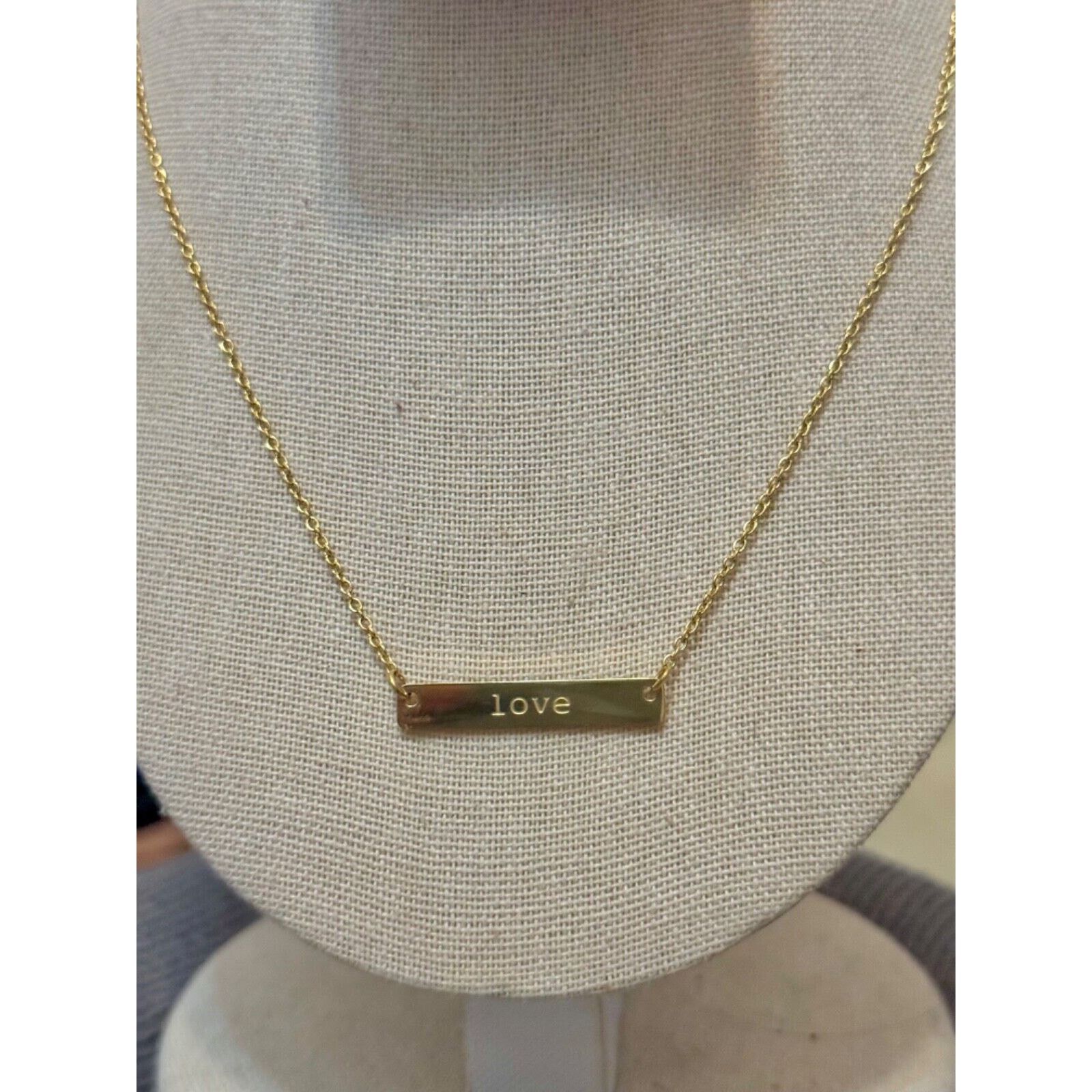 Other Jook and Nona 18k Gold Plated 18" Bar Necklace "Inspire" Size ONE SIZE - 2 Thumbnail