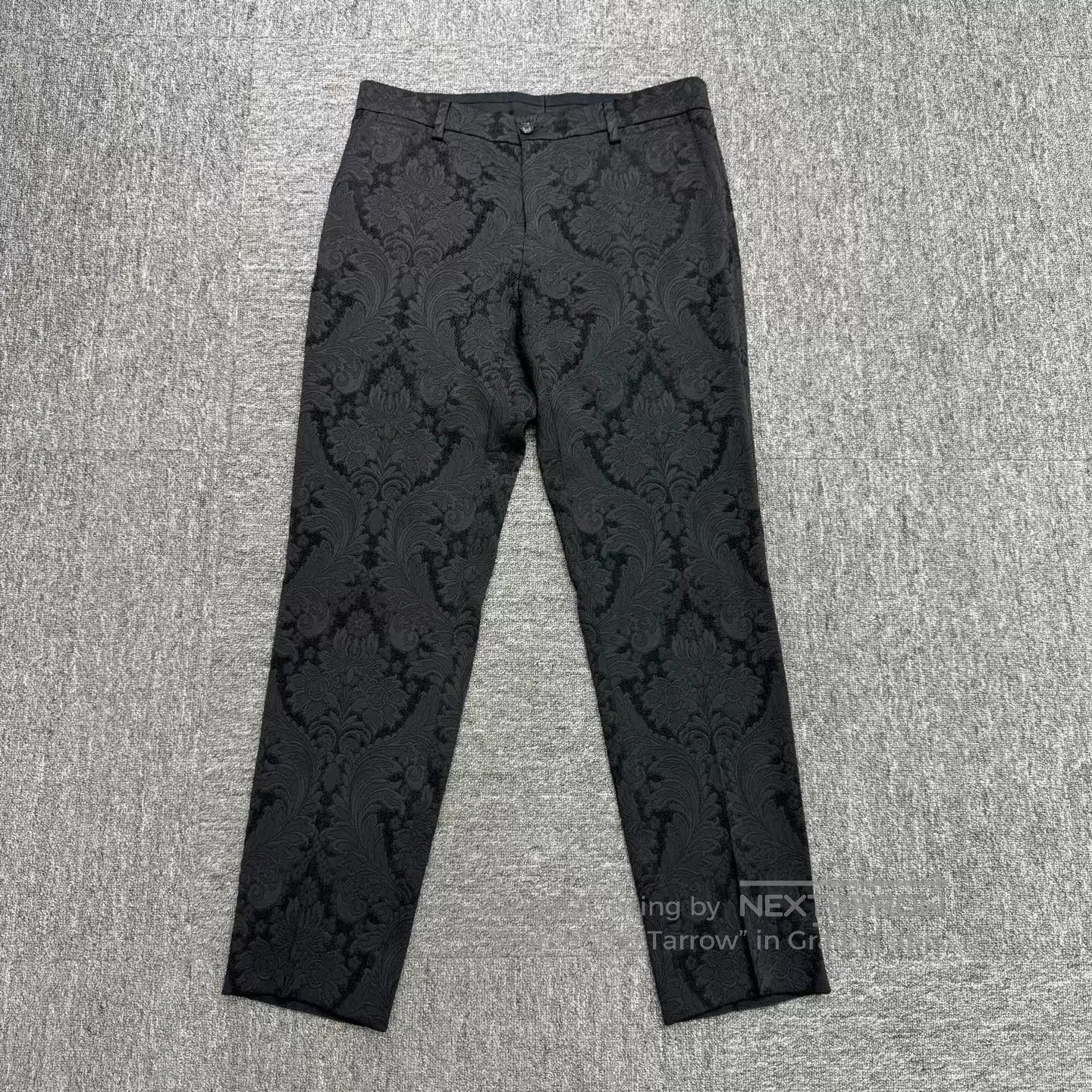 Dolce & Gabbana DG Floral Embroidery Casual Pants. Size US 30 / EU 46 - 1 Thumbnail