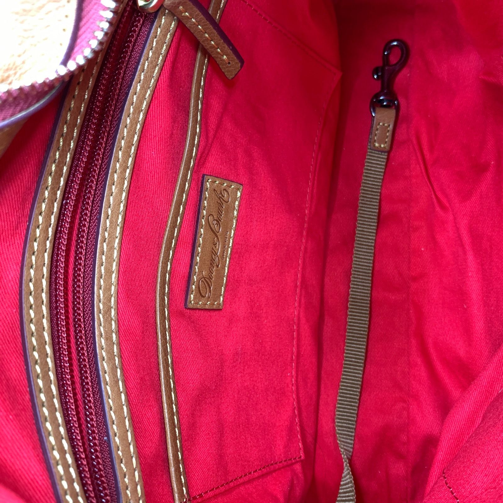 Dooney & Bourke Dooney & Bourke Hobo Shoulder Bag Florentine Leather Size ONE SIZE - 11 Thumbnail