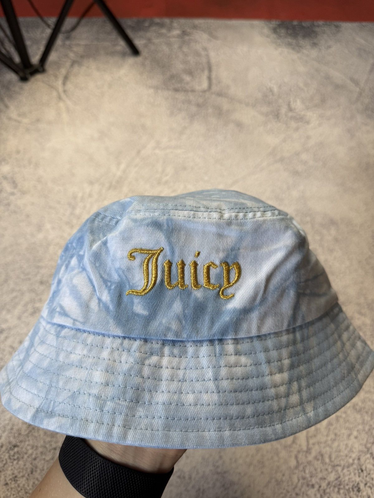 Juicy Couture Juicy Couture Bucket Hat Cap Blue JC Y2K Size ONE SIZE - 3 Thumbnail