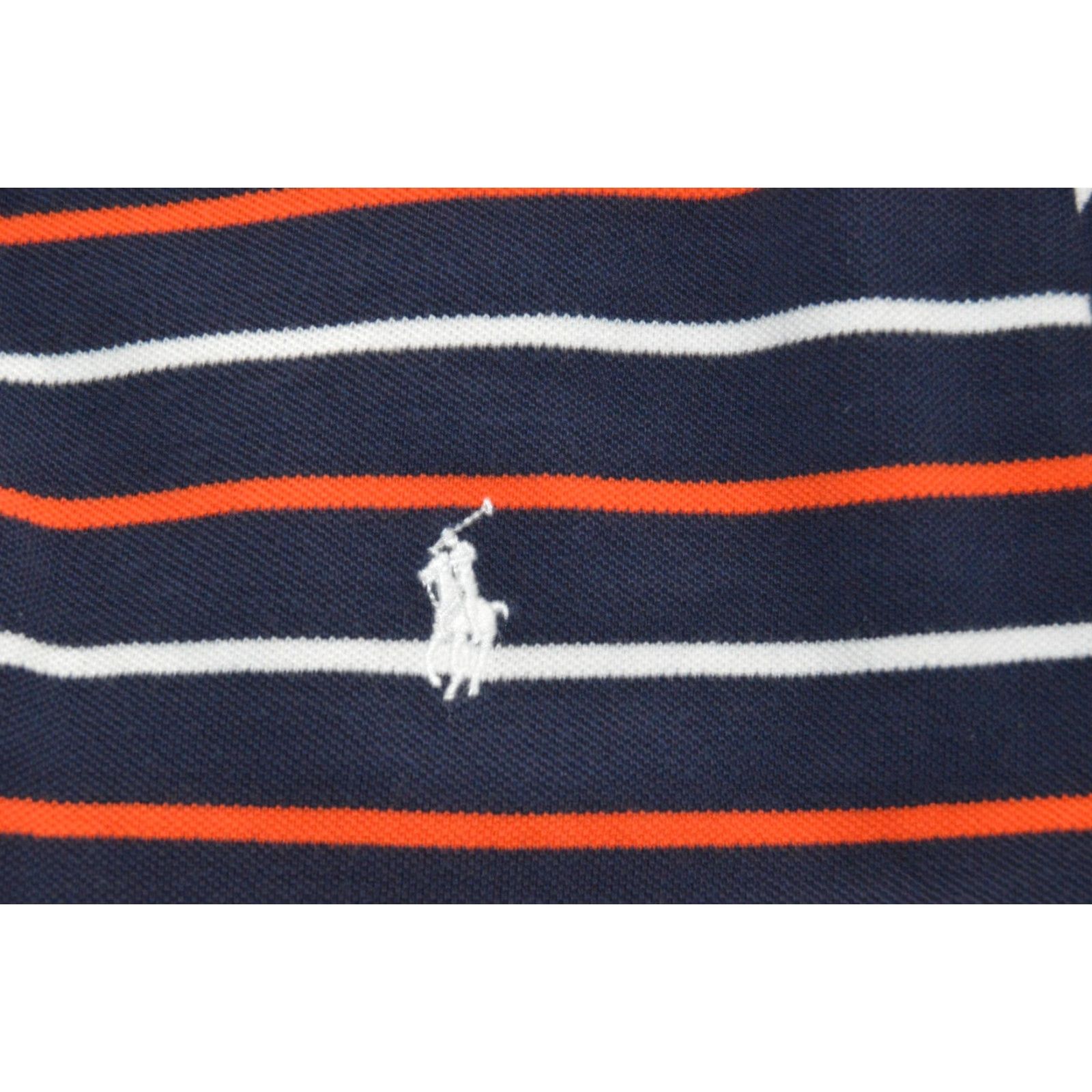 Ralph Lauren VTG Ralph Lauren Polo Shirt Polo S Cotton Blue Stripe Mens Regular Size S Neon? Size US S / EU 44-46 / 1 - 3 Thumbnail