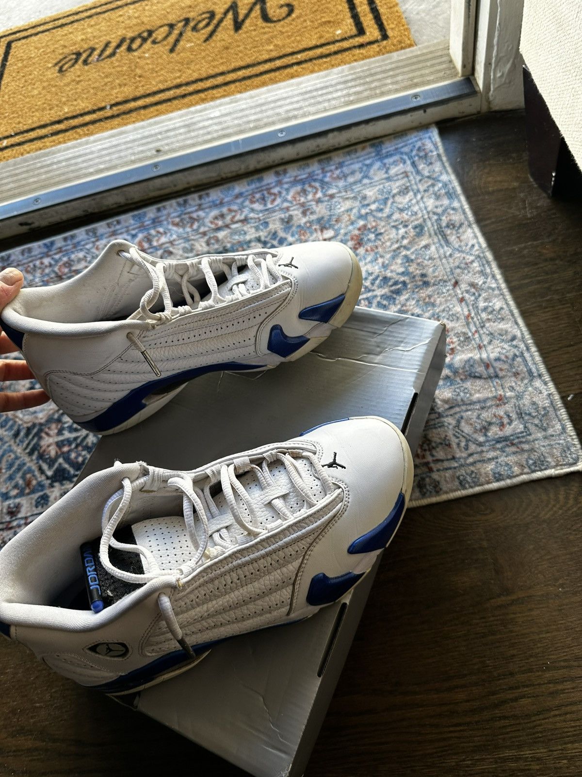 Jordan Brand Jordan 14 hyper royal Size US 9 / EU 42 - 4 Thumbnail