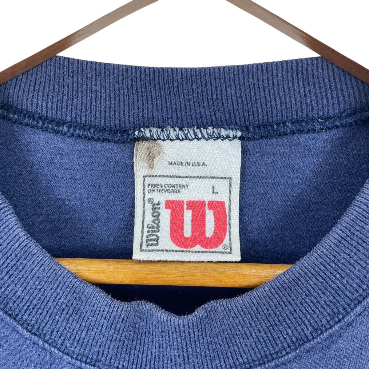 Vintage × Wilson Vintage Wilson Athletic Wear Tee Shirt Size US L / EU 52-54 / 3 - 5 Thumbnail