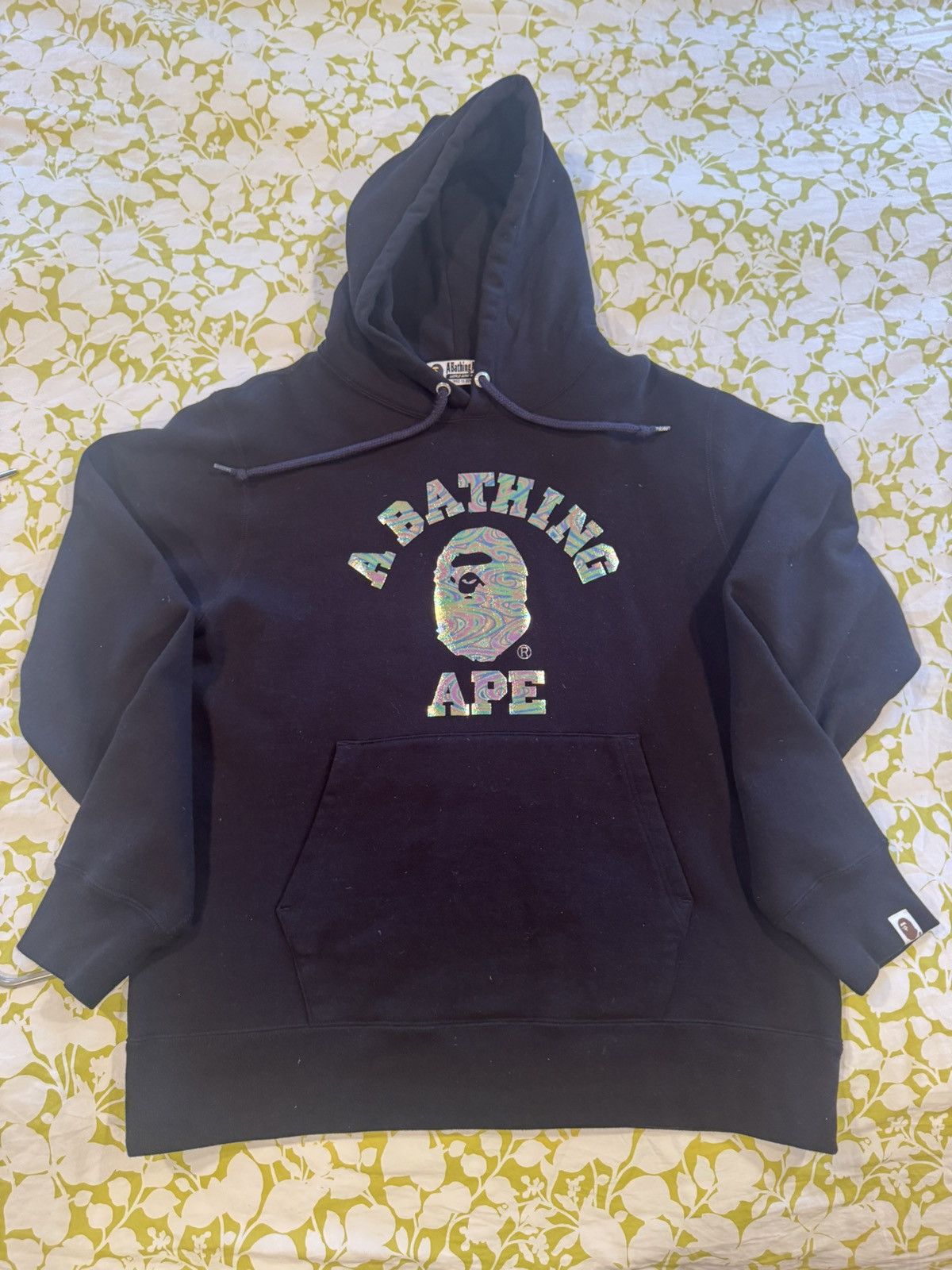 Bape Bape Aurora College Pullover Hoodie Black Size US L / EU 52-54 / 3 - 3 Thumbnail
