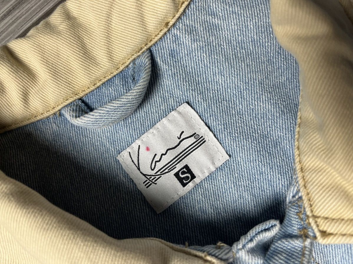 Karl Kani KARL KANI Blue Denim Overshirt Sherpa Jacket Size Small Size US S / EU 44-46 / 1 - 4 Thumbnail