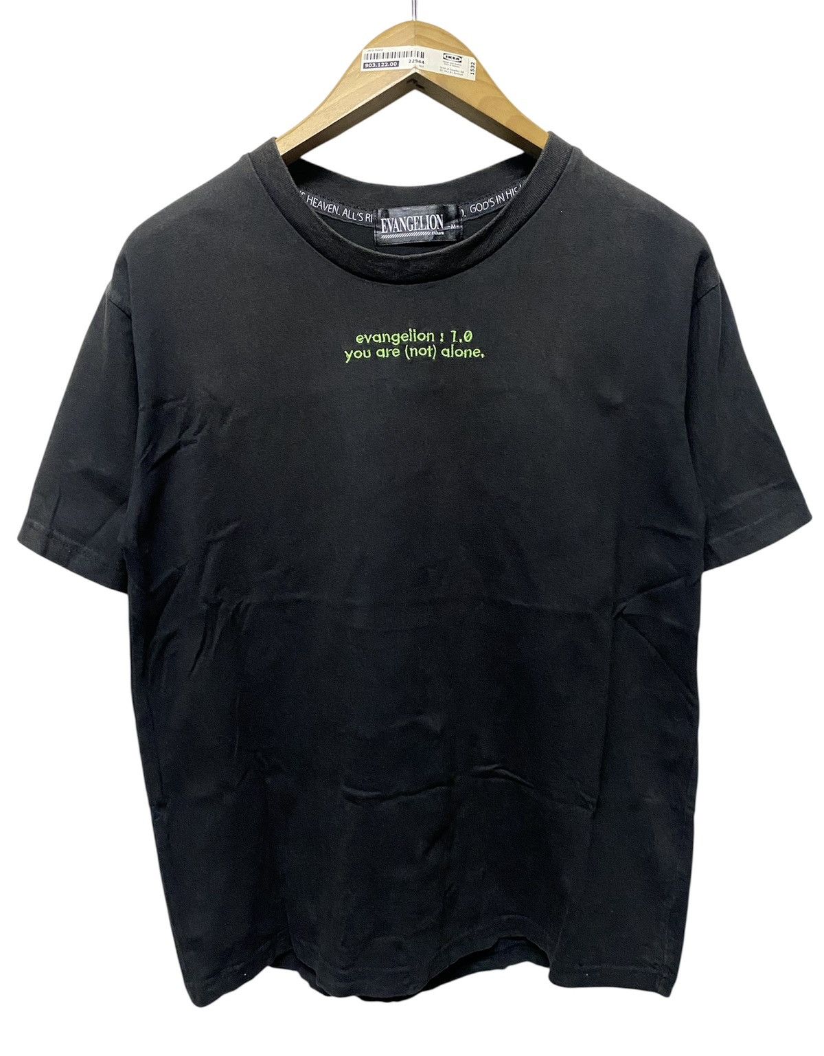 Anime Evangelion 1.0 You Are Not Alone Embroidered Anime Tee Size US M / EU 48-50 / 2 - 1 Thumbnail