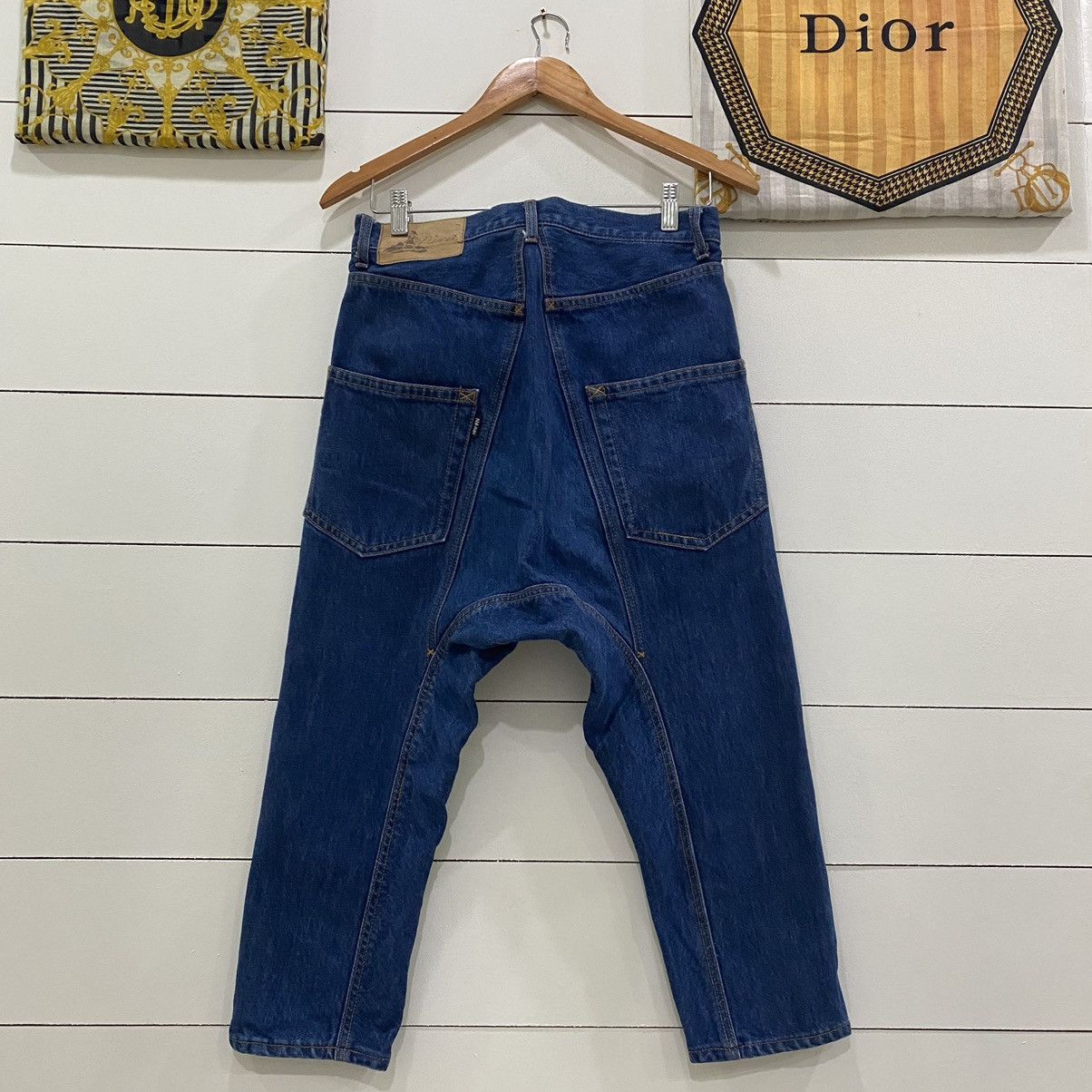 Issey Miyake × Japanese Brand × Ne-Net Ne-Net by Issey Miyake Long Rise Denim Jeans Size US 29 - 2 Thumbnail