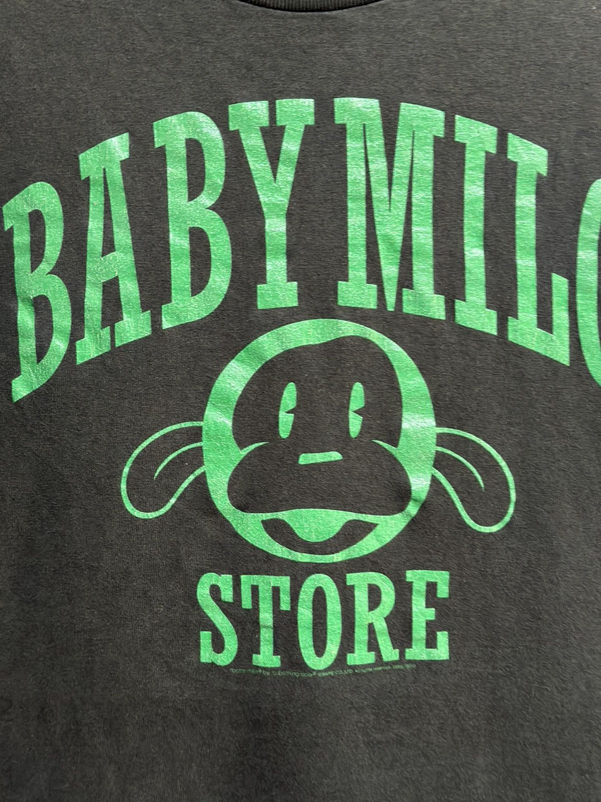 Japanese Brand Thrashed Vintage Baby Milo Store Sun Faded Tee Size US S / EU 44-46 / 1 - 2 Thumbnail