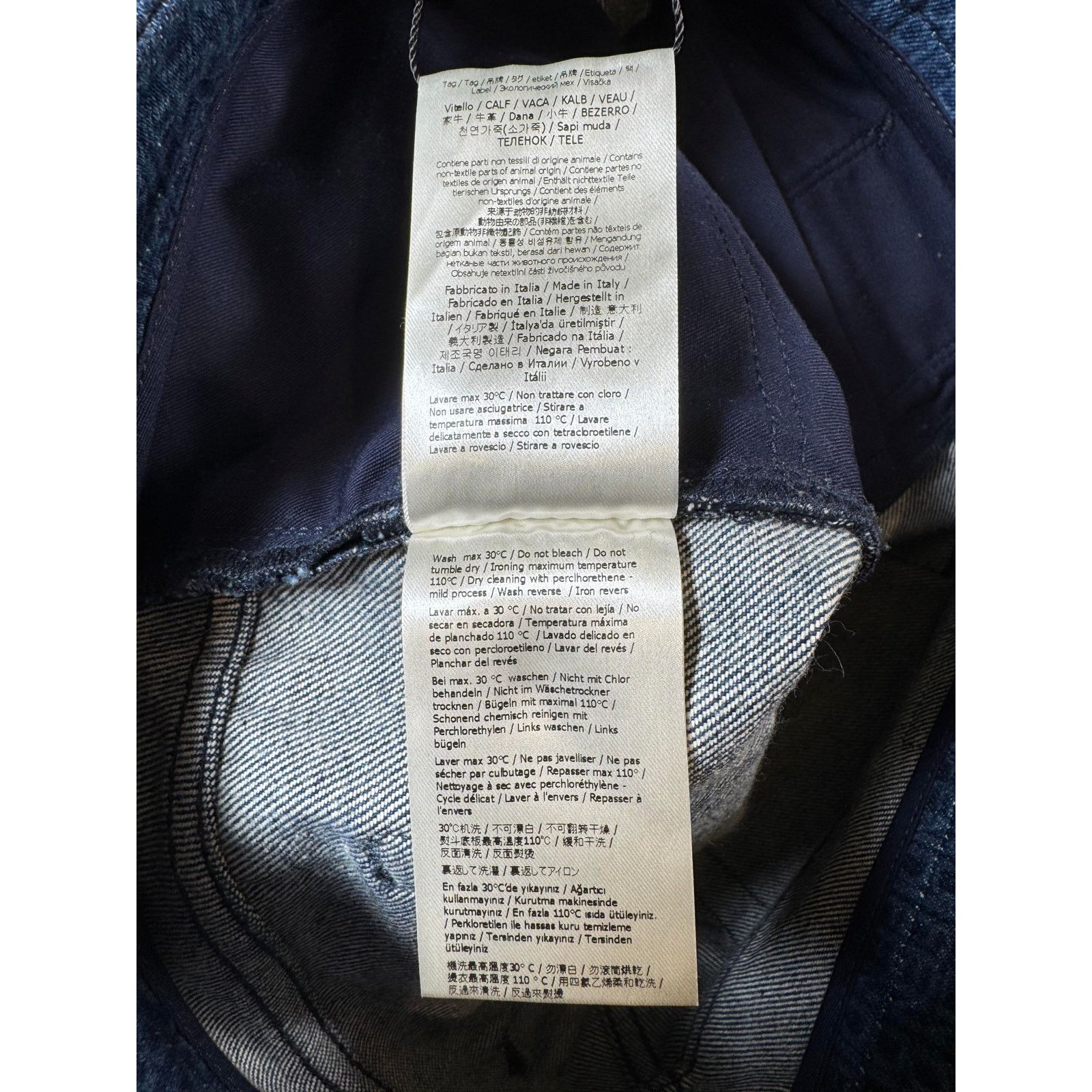 Fendi Fendi Monogram Navy Jeans Size US 33 - 6 Thumbnail
