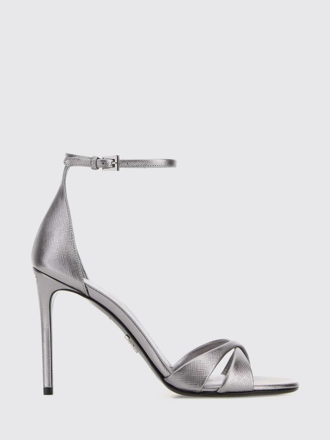 Prada Prada Heeled Sandal Woman Silver Size US 6 / IT 36 - 1 Preview