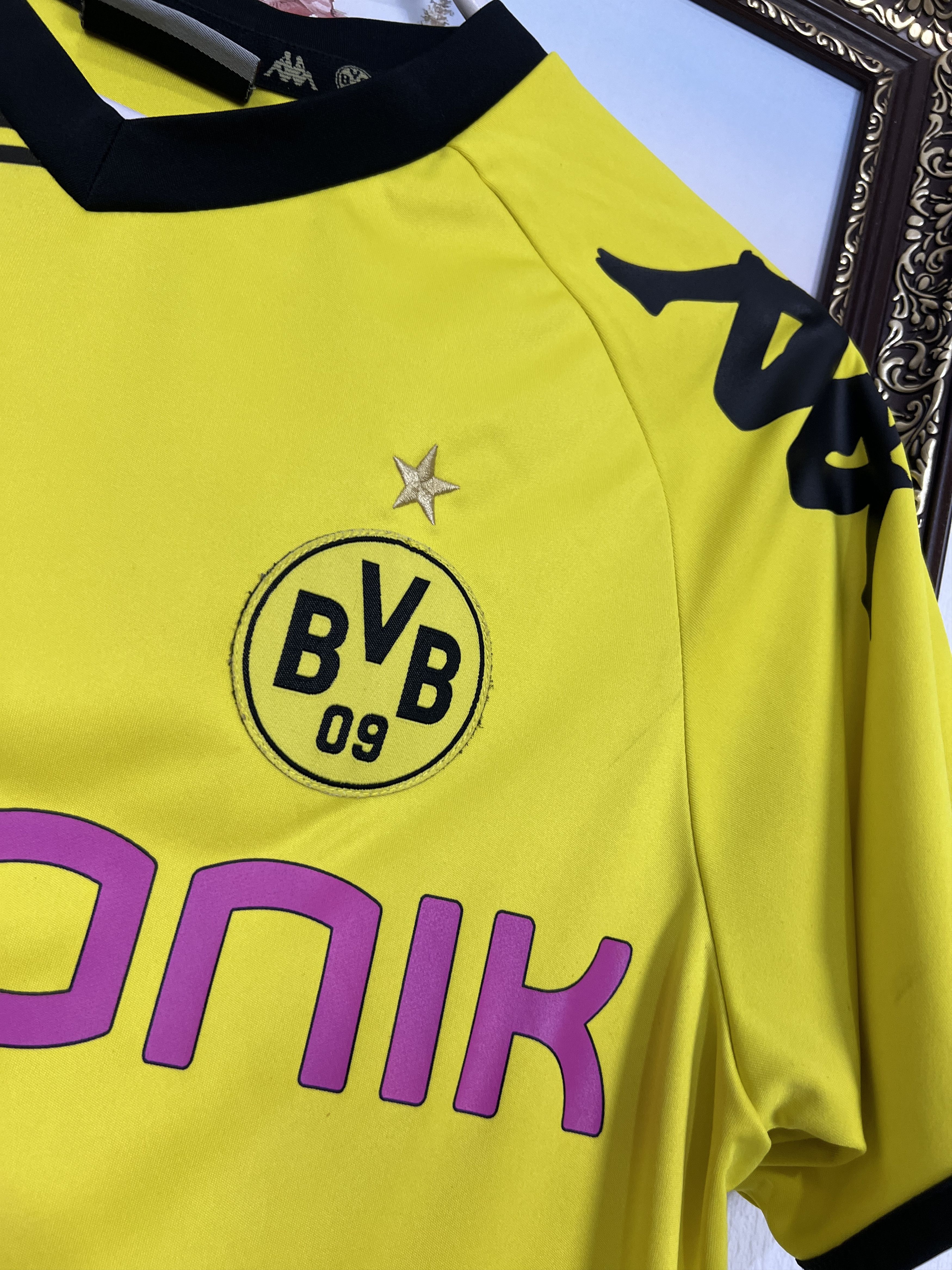 Kappa Borussia Dortmund football shirt 2011 Soccer Kappa Jersey Size US XS / EU 42 / 0 - 4 Thumbnail