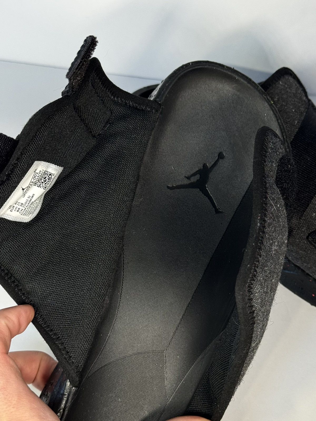 Jordan Brand Air Jordan Crater Slides Black Sz 8 Flip Flops Drill Size US 7 / EU 40 - 4 Thumbnail