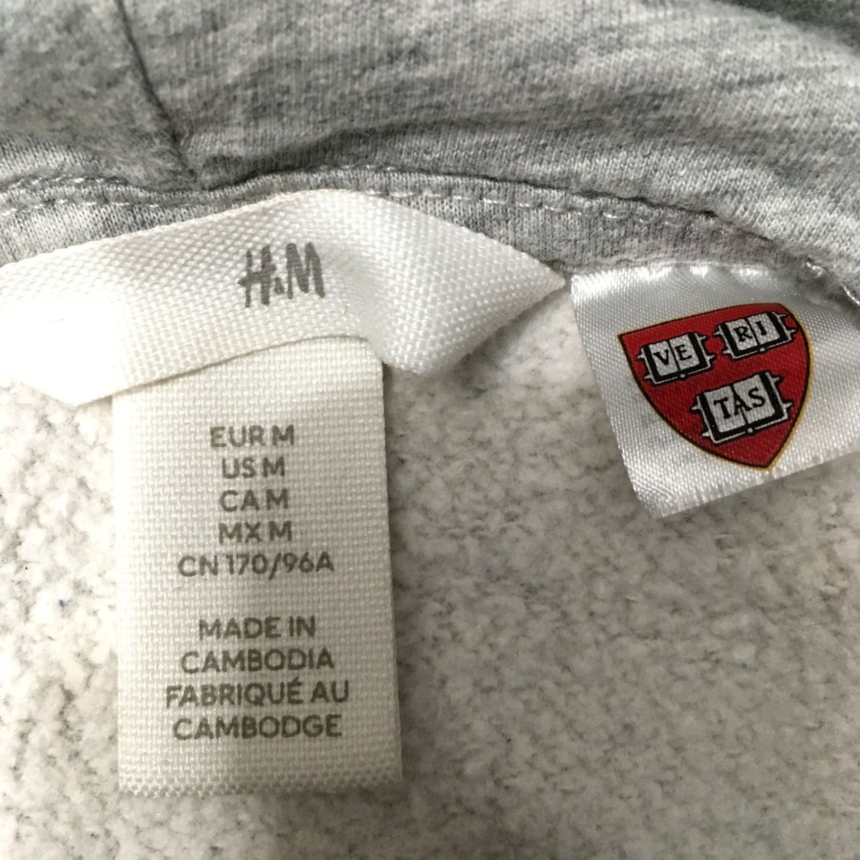 H&M H&M Harvard University College Patch Hooded Hoodie Sweatshirt MEDIUM Women’s Shirt Size M / US 6-8 / IT 42-44 - 3 Thumbnail