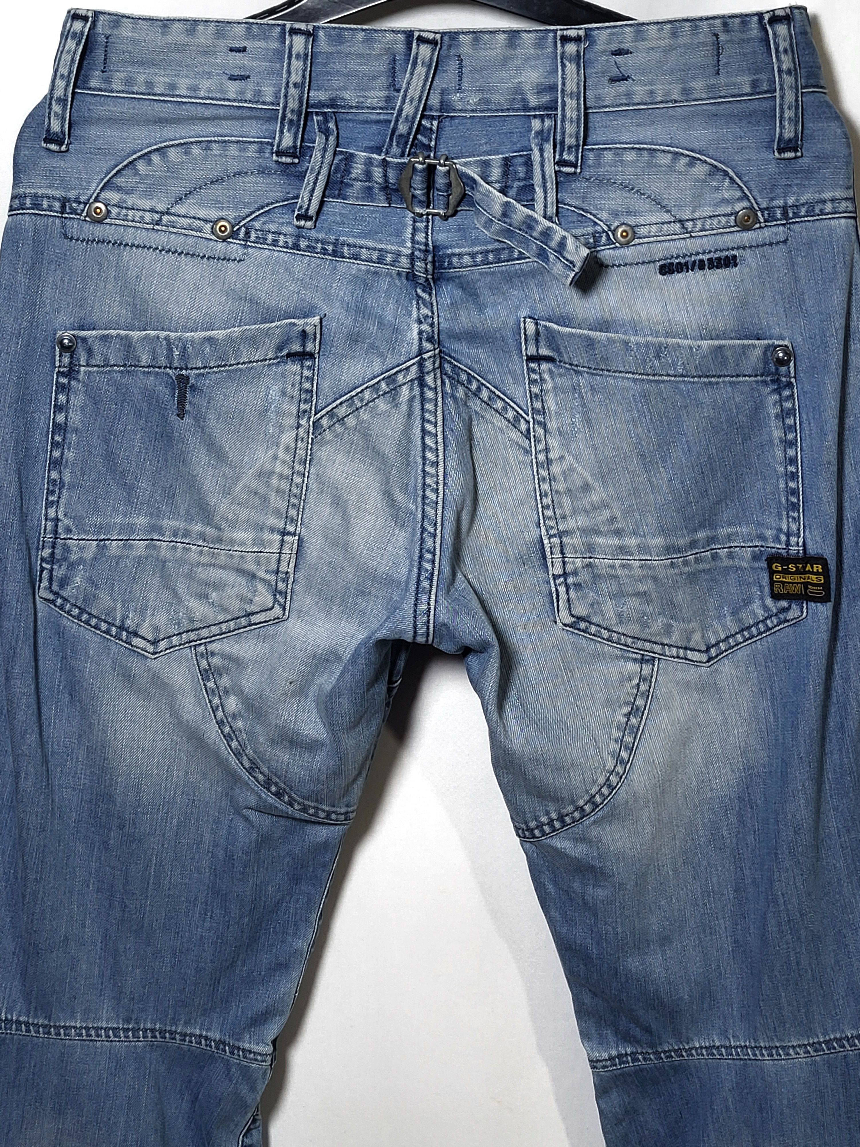 G-Star G-Star Raw Denim Jeans distressed.Y2K style. Size US 29 - 5 Thumbnail