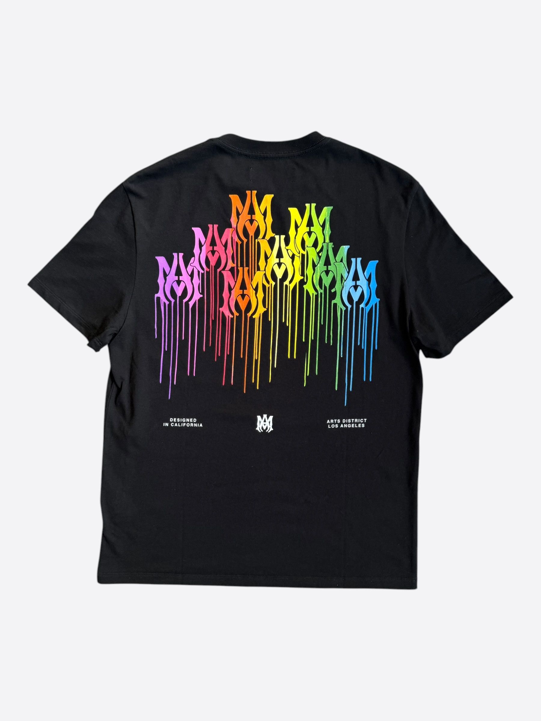 Amiri Amiri Black Multicolor MA Drip Logo T-Shirt Size US XS / EU 42 / 0 - 2 Thumbnail