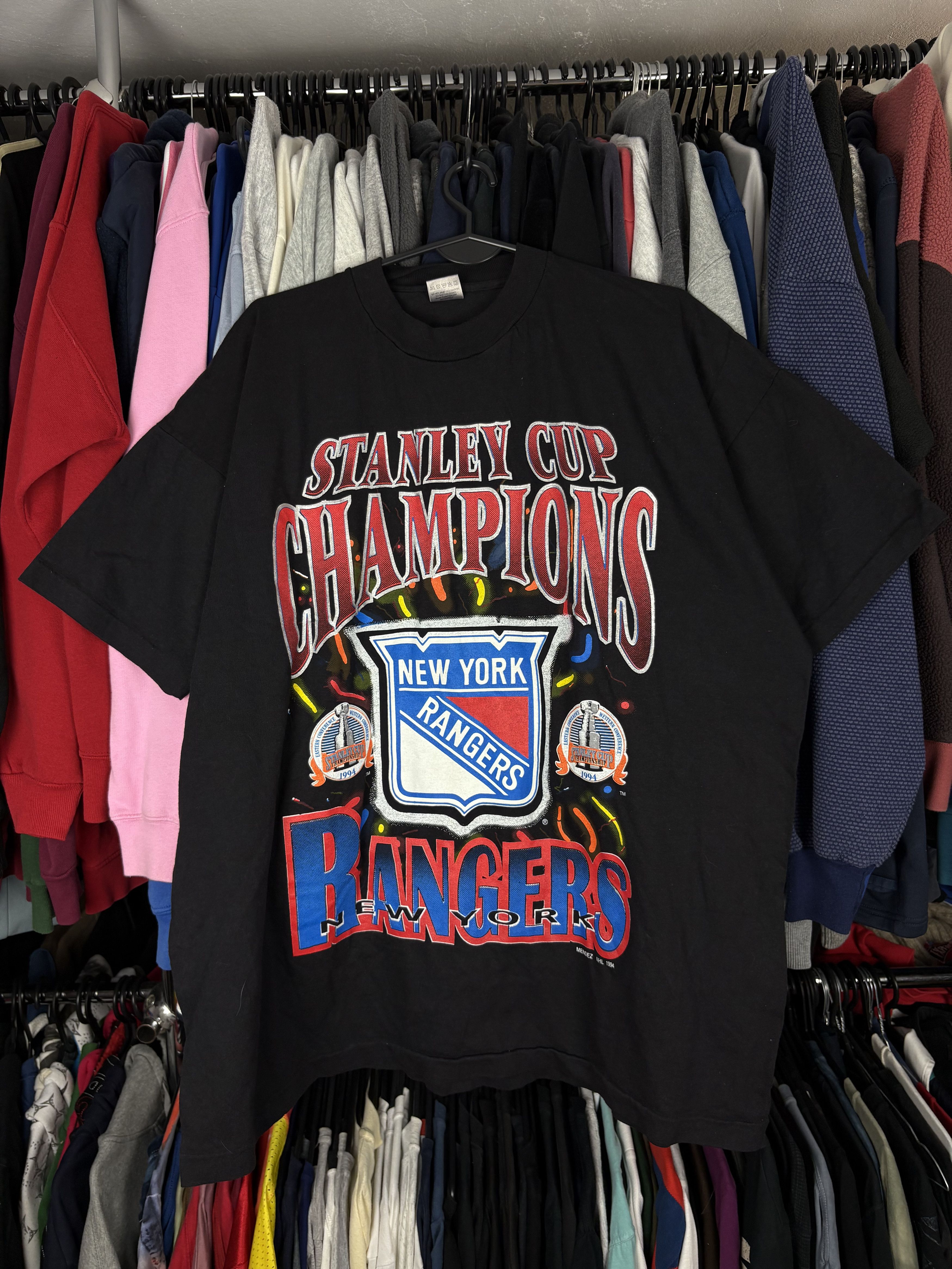 NHL Bulletin Athletic New York Rangers 1994 Stanley Cup Tee Size US XXL / EU 58 / 5 - 1 Thumbnail
