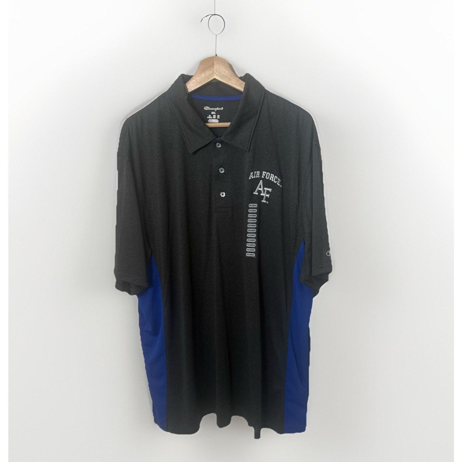 Champion Air Force Falcons Champion Gray Football Golf Sport Polo Size US XXL / EU 58 / 5 - 1 Thumbnail