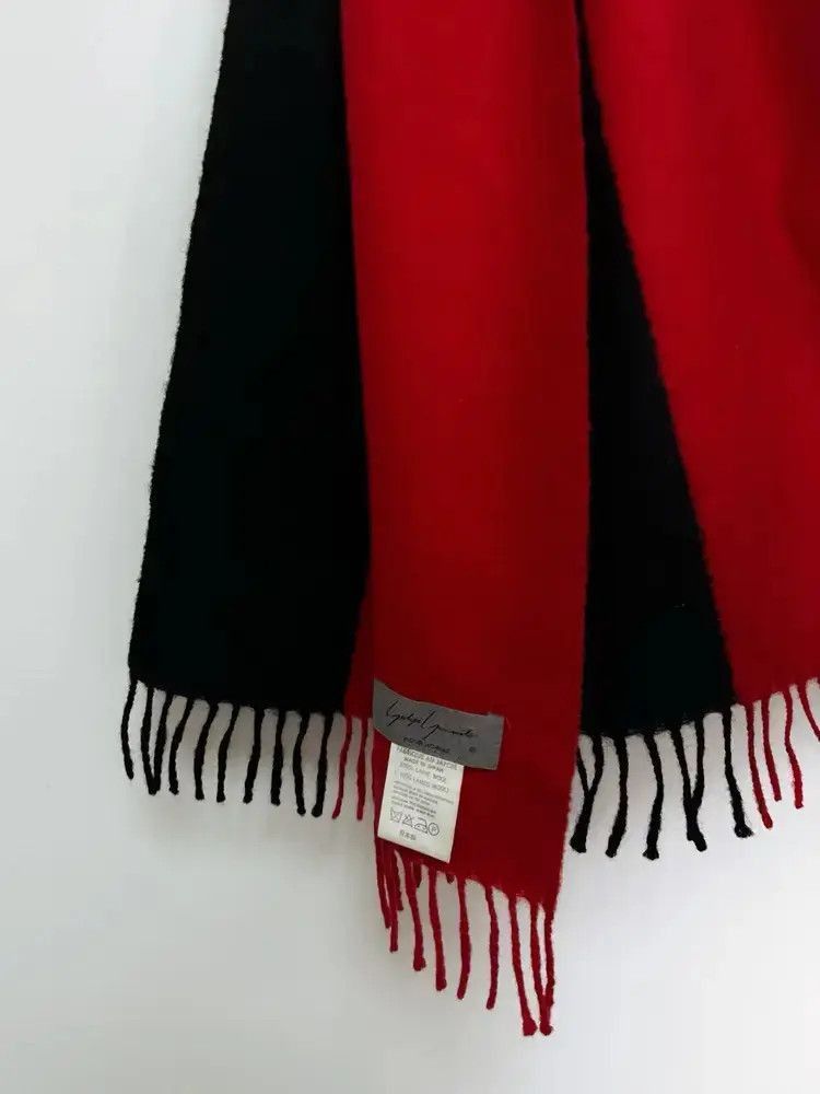 Yohji Yamamoto Yohji Yamamoto 90s Black & Red Scarf-2505 Size ONE SIZE - 5 Thumbnail