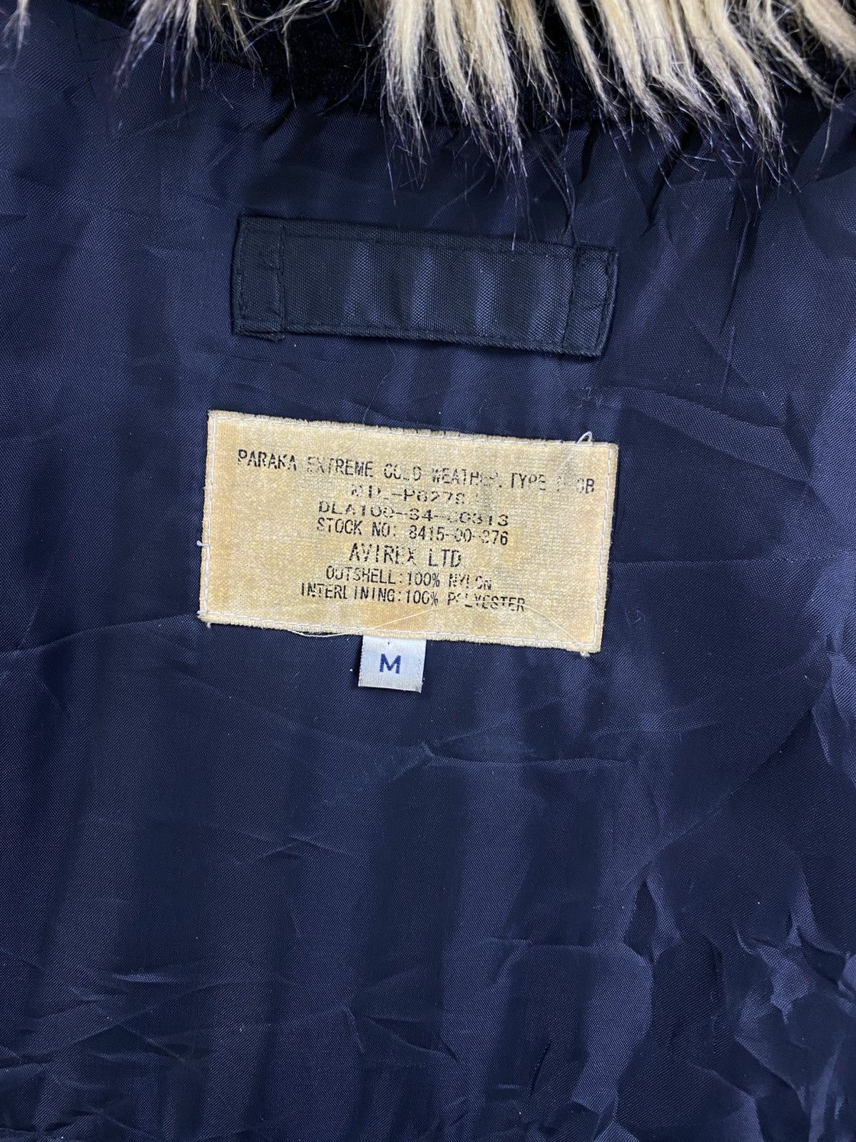 Avirex Vintage Avirex Fur Parka Military Jacket Size US XL / EU 56 / 4 - 10 Thumbnail