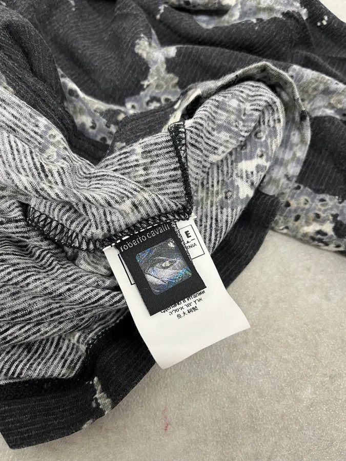 Just Cavalli 2000s Cavalli Bacteria Black Longsleeves Size US M / EU 48-50 / 2 - 9 Thumbnail