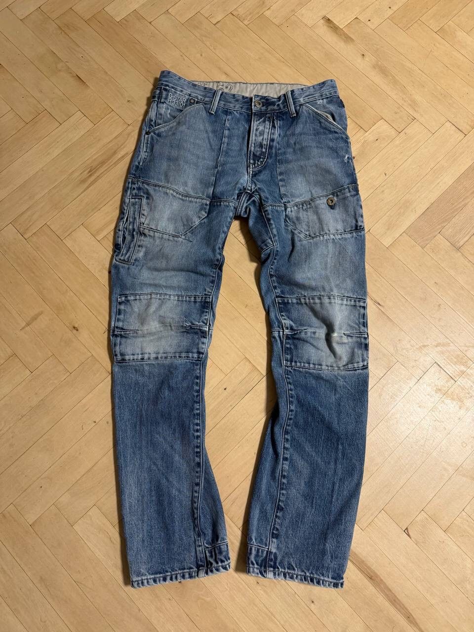 G-Star Vintage G-star Denim Cargo Y2K Avant Garde Jeans Size US 32 / EU 48 - 1 Thumbnail