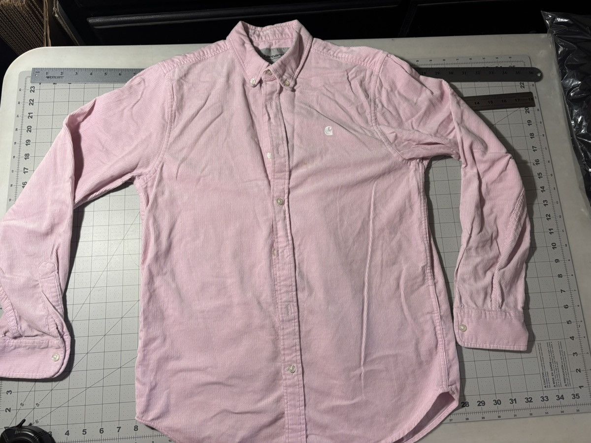 Carhartt Wip Corduroy long sleeve button up Size US S / EU 44-46 / 1 - 1 Thumbnail