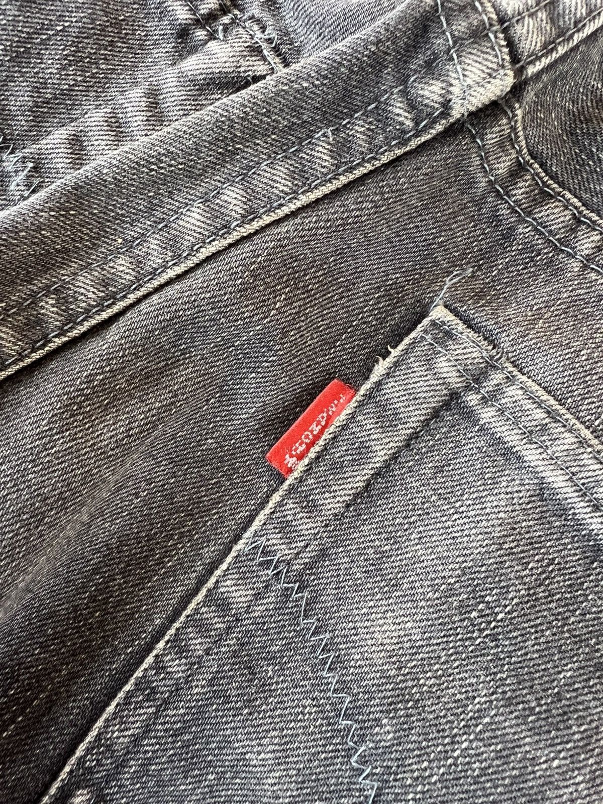 HRMTG × Japanese Brand × Jean HRM DISTRESS PATCHES SELVEDGE JEANS Size US 30 / EU 46 - 18 Thumbnail