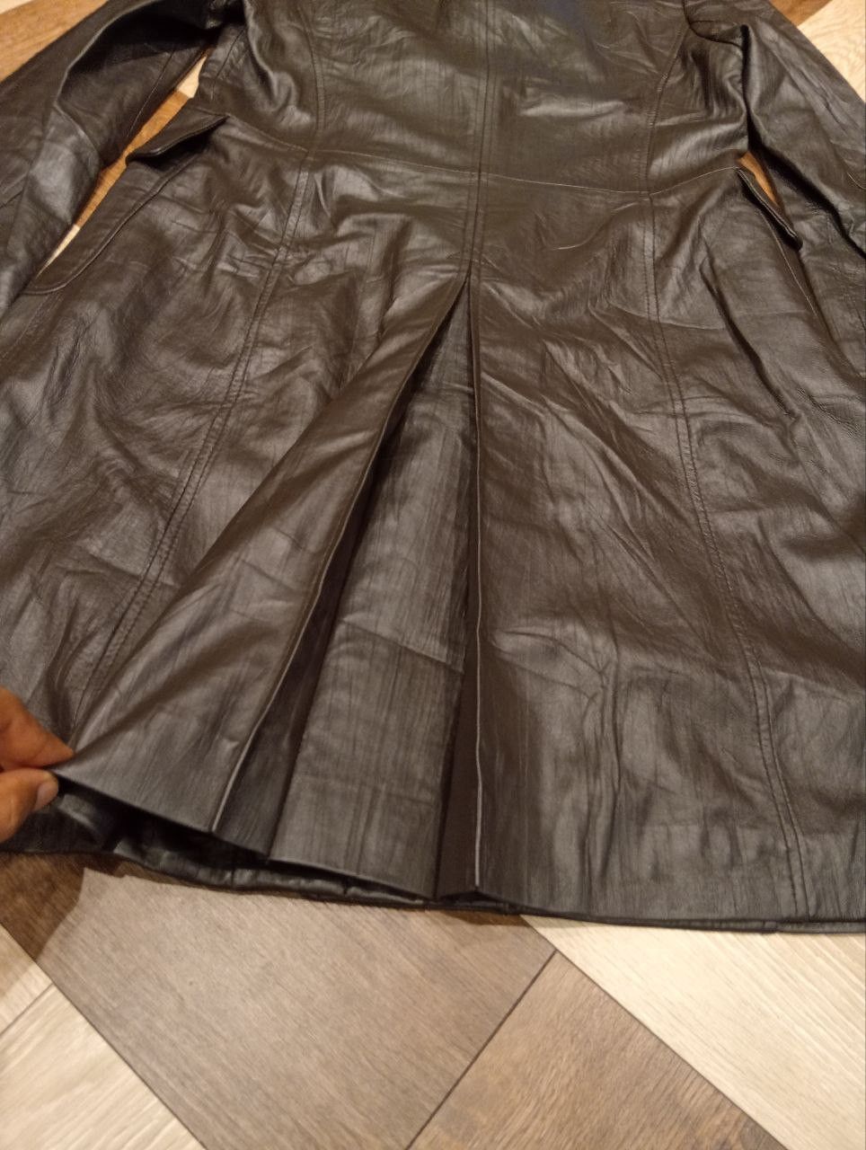 Balmain VINTAGE BALMAIN LONG LEATHER JACKET - SIZE 11 Size S / US 4 / IT 40 - 15 Thumbnail