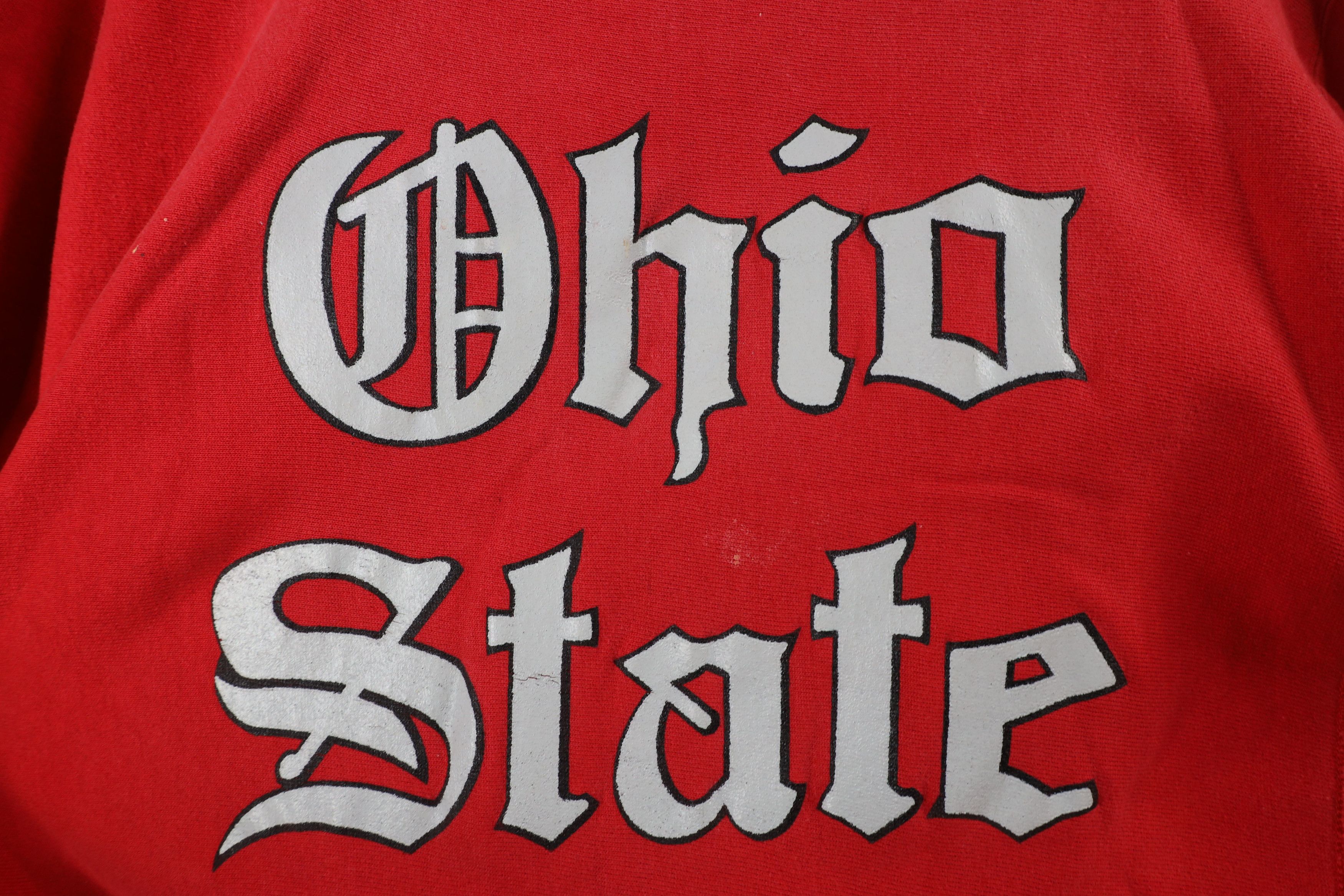Champion × Vintage Vintage 90s Champion Weave Ohio State University Sweatshirt Size US XL / EU 56 / 4 - 4 Thumbnail