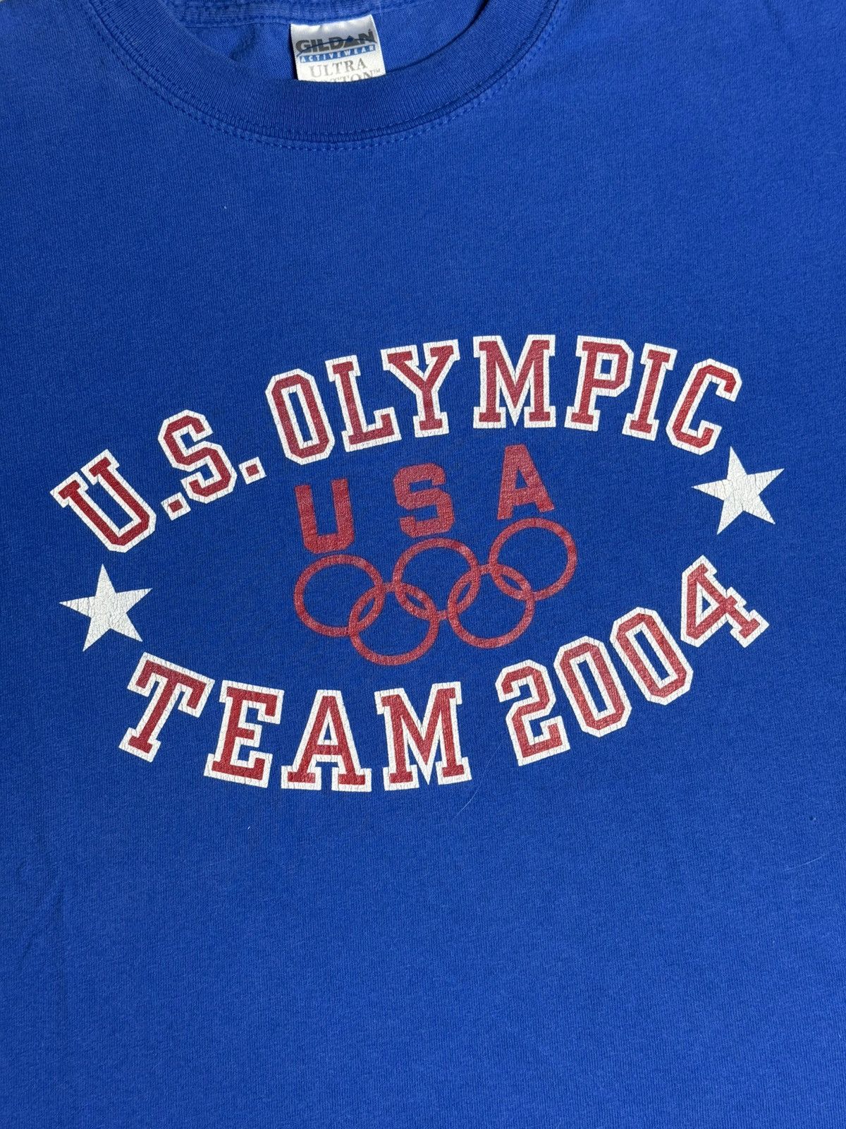 USA Olympics Y2K US Olympic Team 2004 Tee “Blue” [M] PREOWNED Size US M / EU 48-50 / 2 - 2 Thumbnail