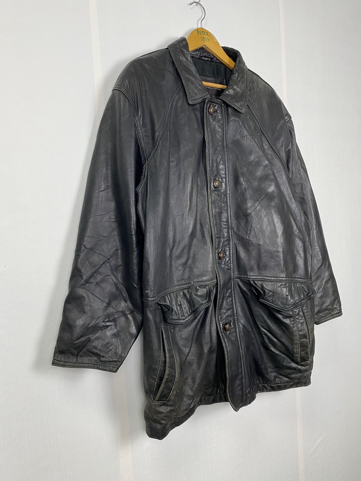 Leather D’Homme A Homme Leather Jacket Size US L / EU 52-54 / 3 - 4 Thumbnail