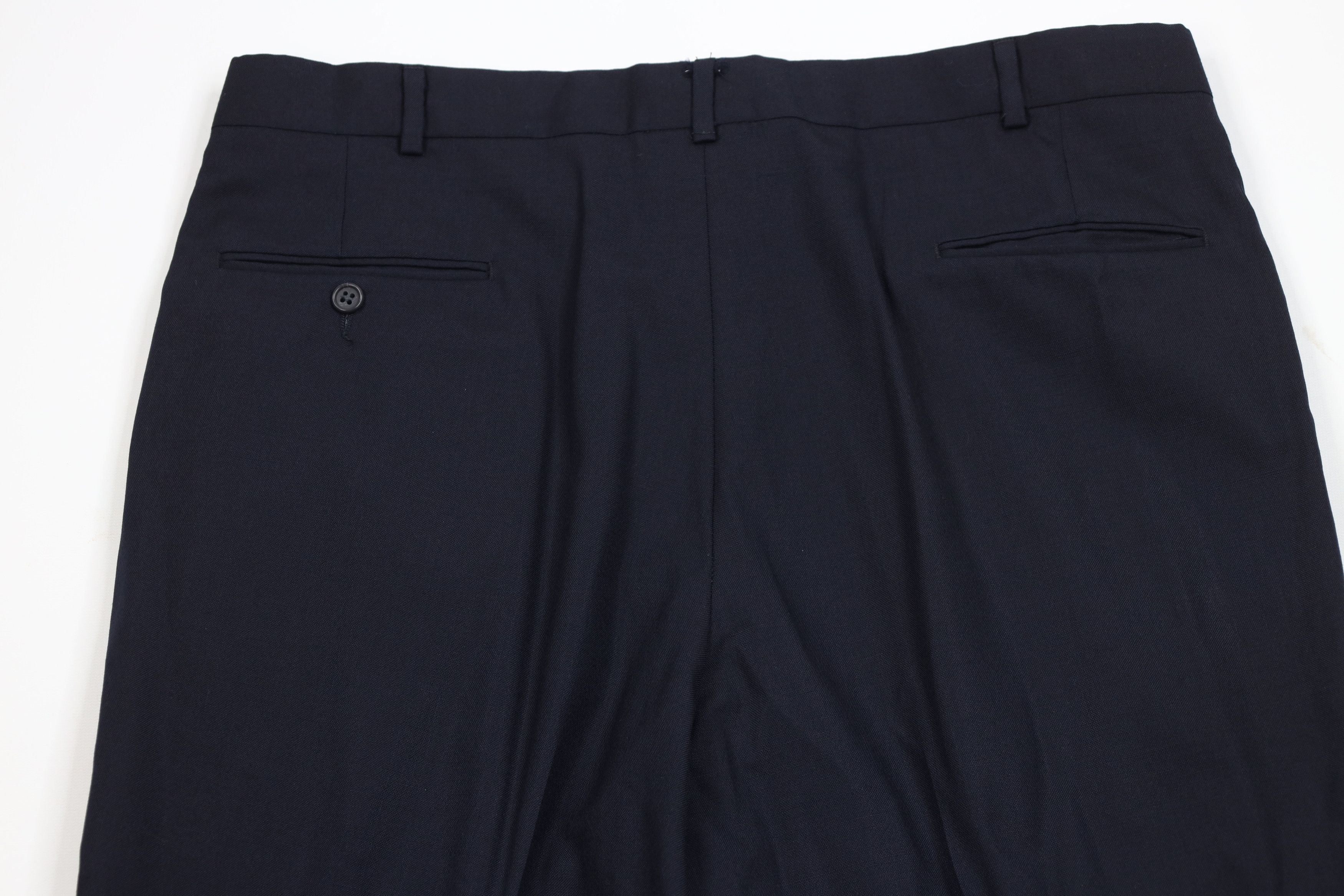 Vintage Vintage 70s Streetwear Wool Knit Wide Leg Chino Pants USA Size US 36 / EU 52 - 11 Thumbnail
