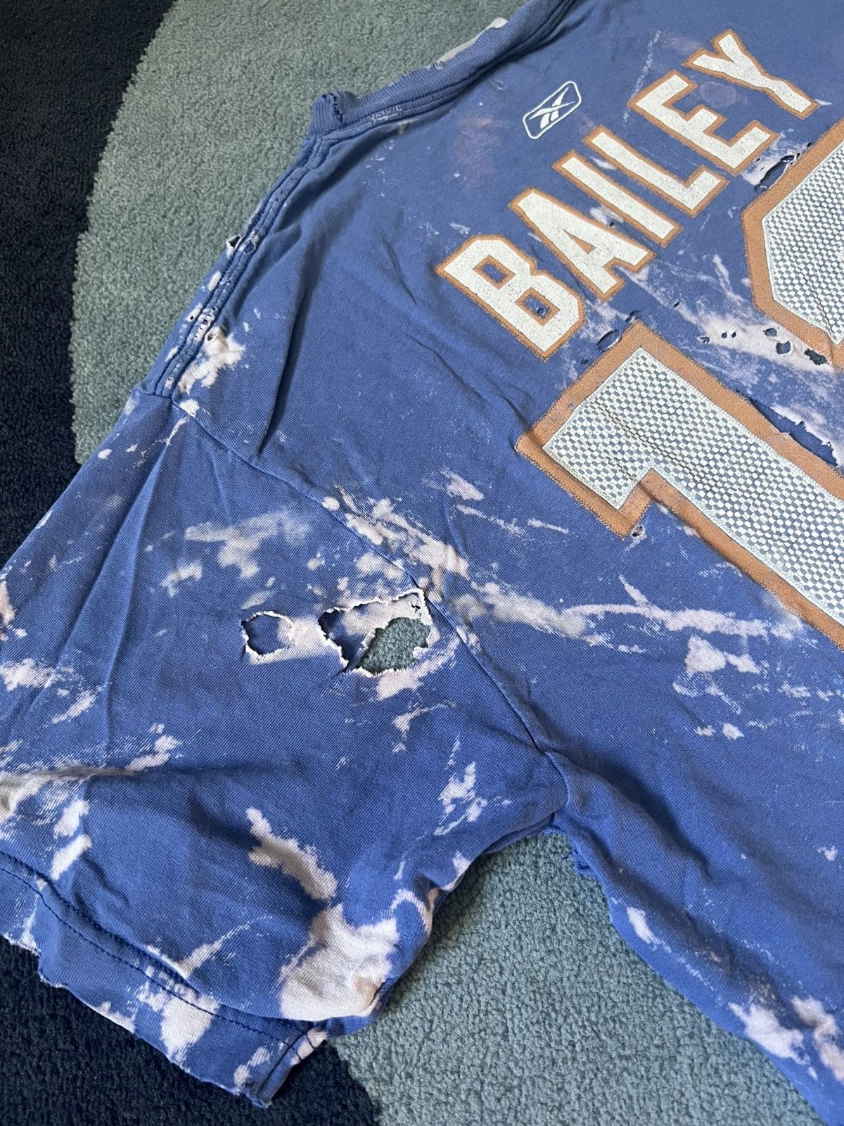 Vintage Vintage New York Hockey Tee - 1 of 1, Bleached Ripped Size US XL / EU 56 / 4 - 3 Thumbnail