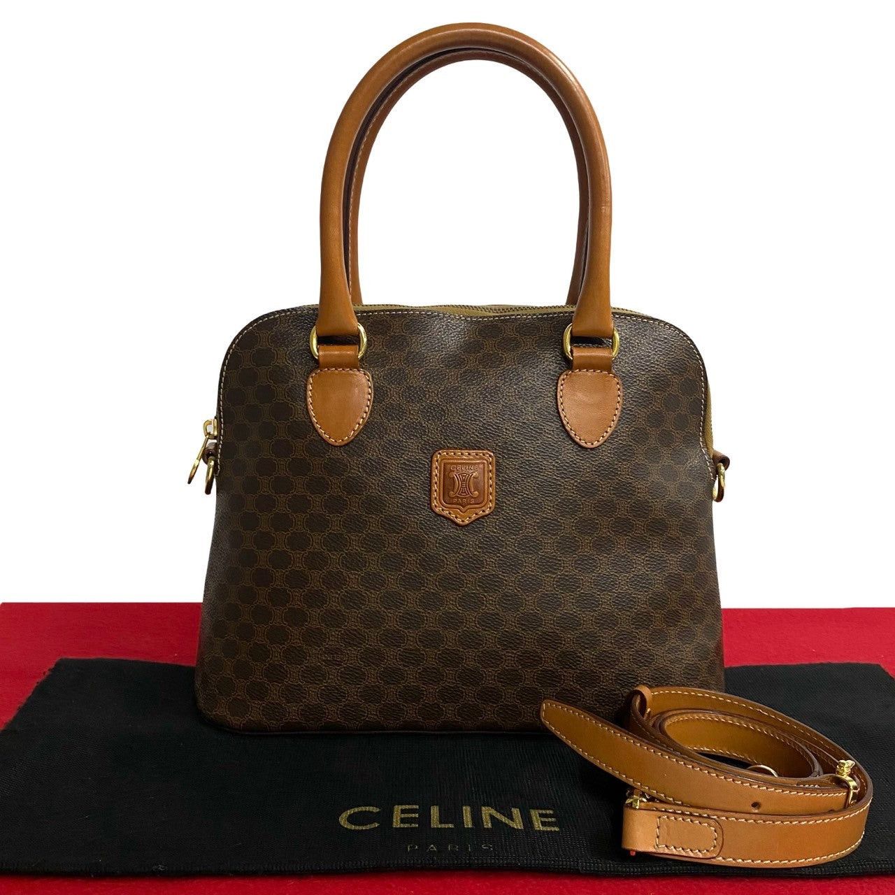 Celine Celine Shoulder Bag Brown Leather Size ONE SIZE - 1 Thumbnail
