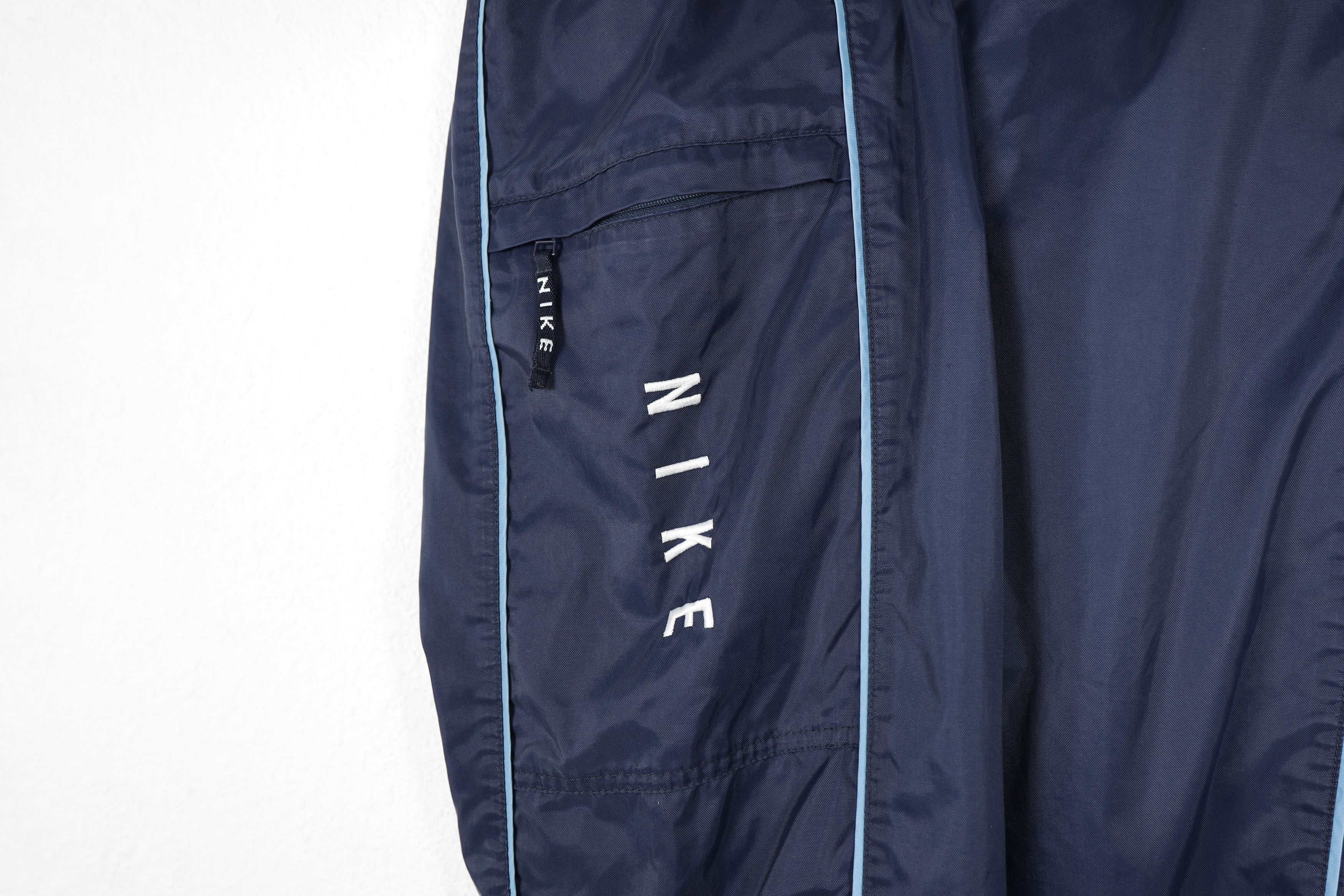 Nike × Vintage Vintage Nike Swoosh Logo Nylon Track Cargo Pants Size US 32 / EU 48 - 6 Thumbnail