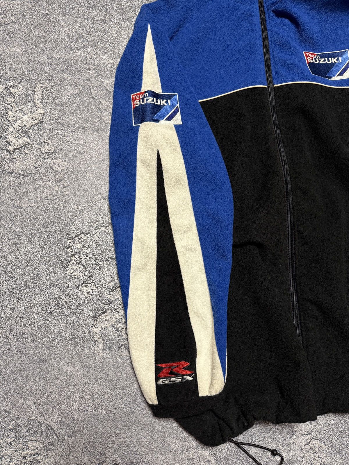 Vintage Suzuki Fleece Track Jacket Vintage