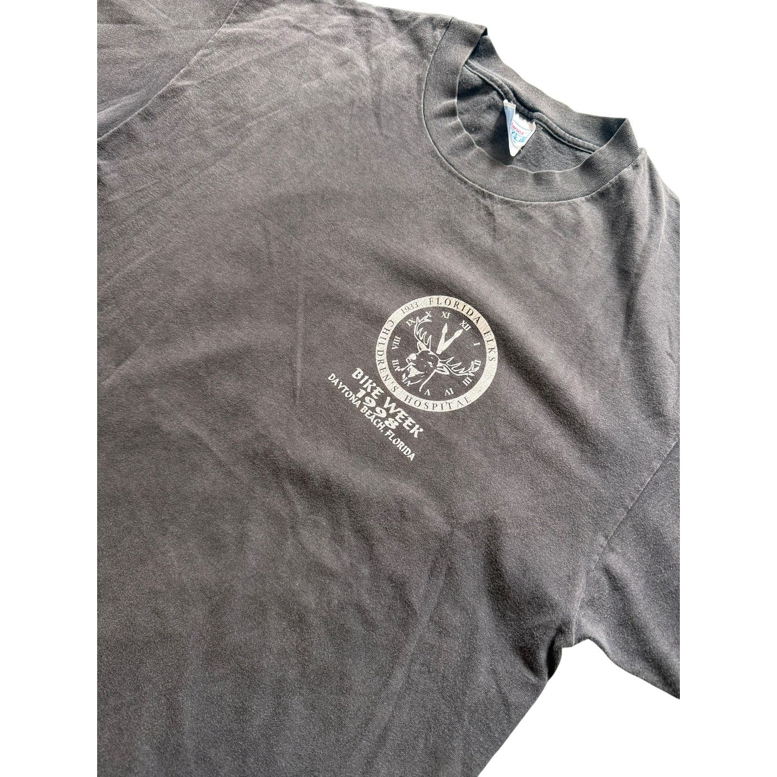 Vintage Vintage Bike Week 1998 Daytona Beach Eagle & Lightning Tee Size US XL / EU 56 / 4 - 5 Thumbnail