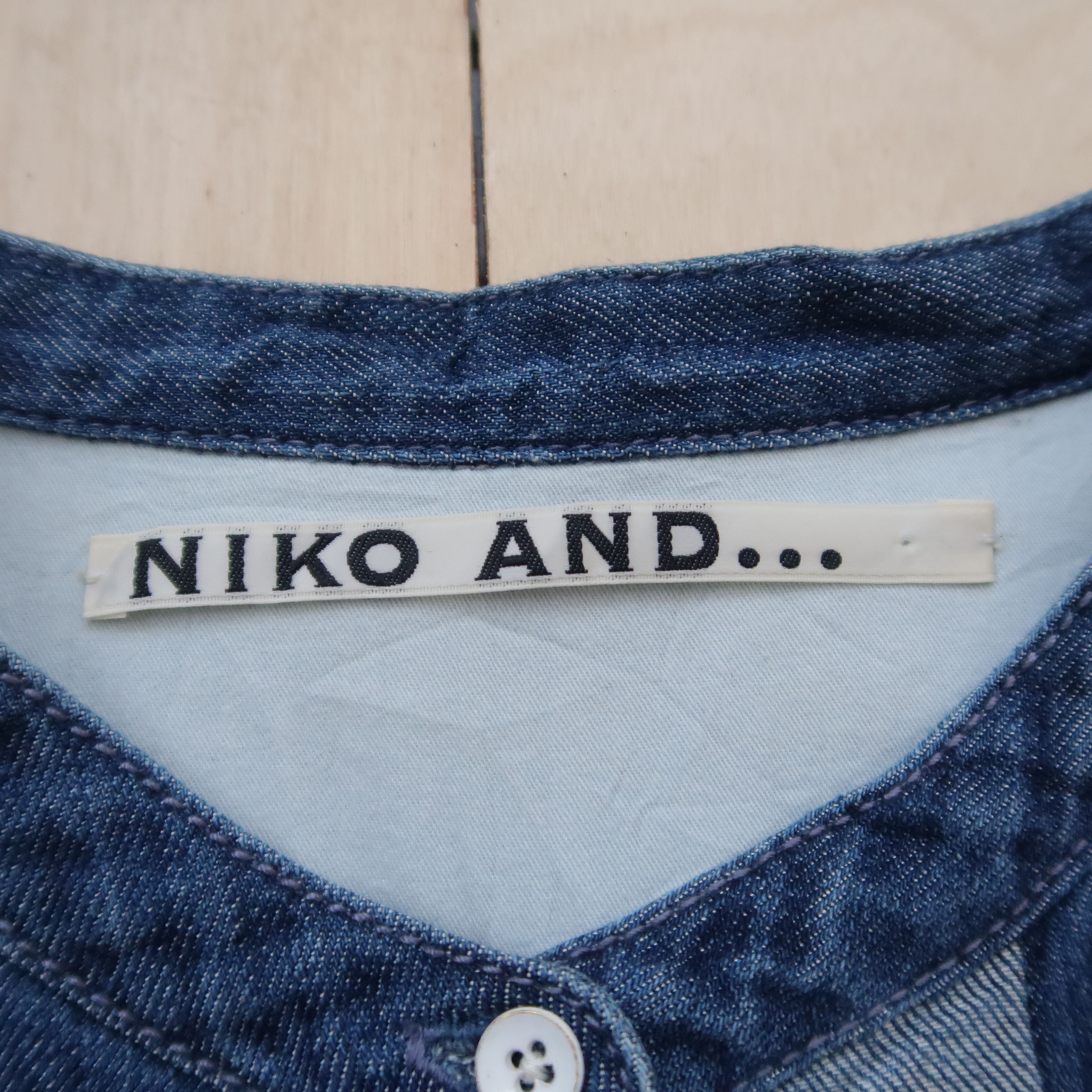 Japanese Brand 2000s Niko And Patchwork Denim Japan Shirt like Kapital Size US M / EU 48-50 / 2 - 4 Thumbnail