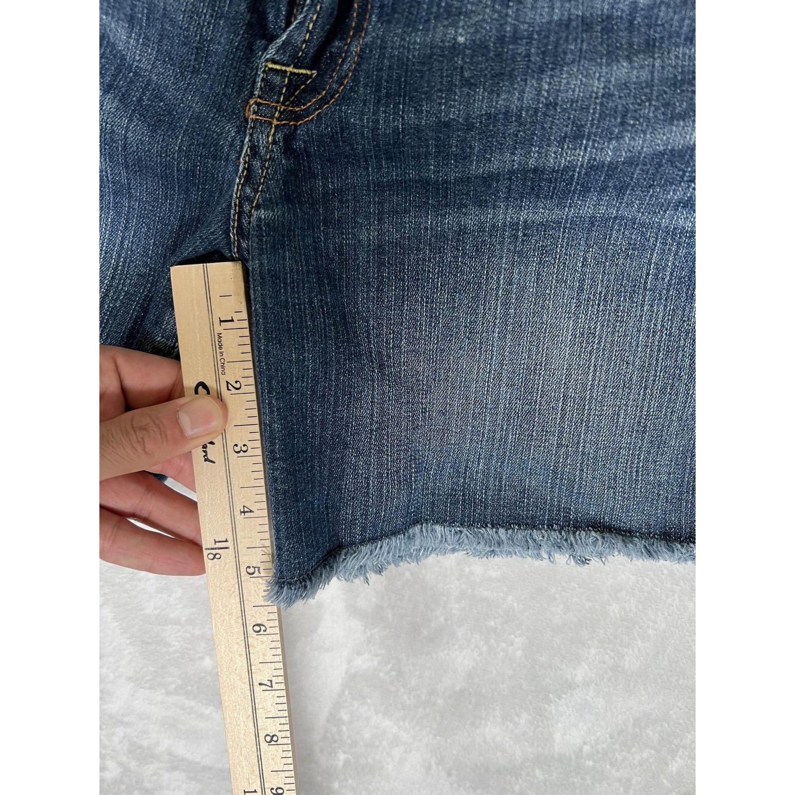 Lucky Brand Lucky Brand Denim Jean Shorts Womens 4 27 Blue Abbey Short C Size 27" / US 4 / IT 40 - 4 Thumbnail