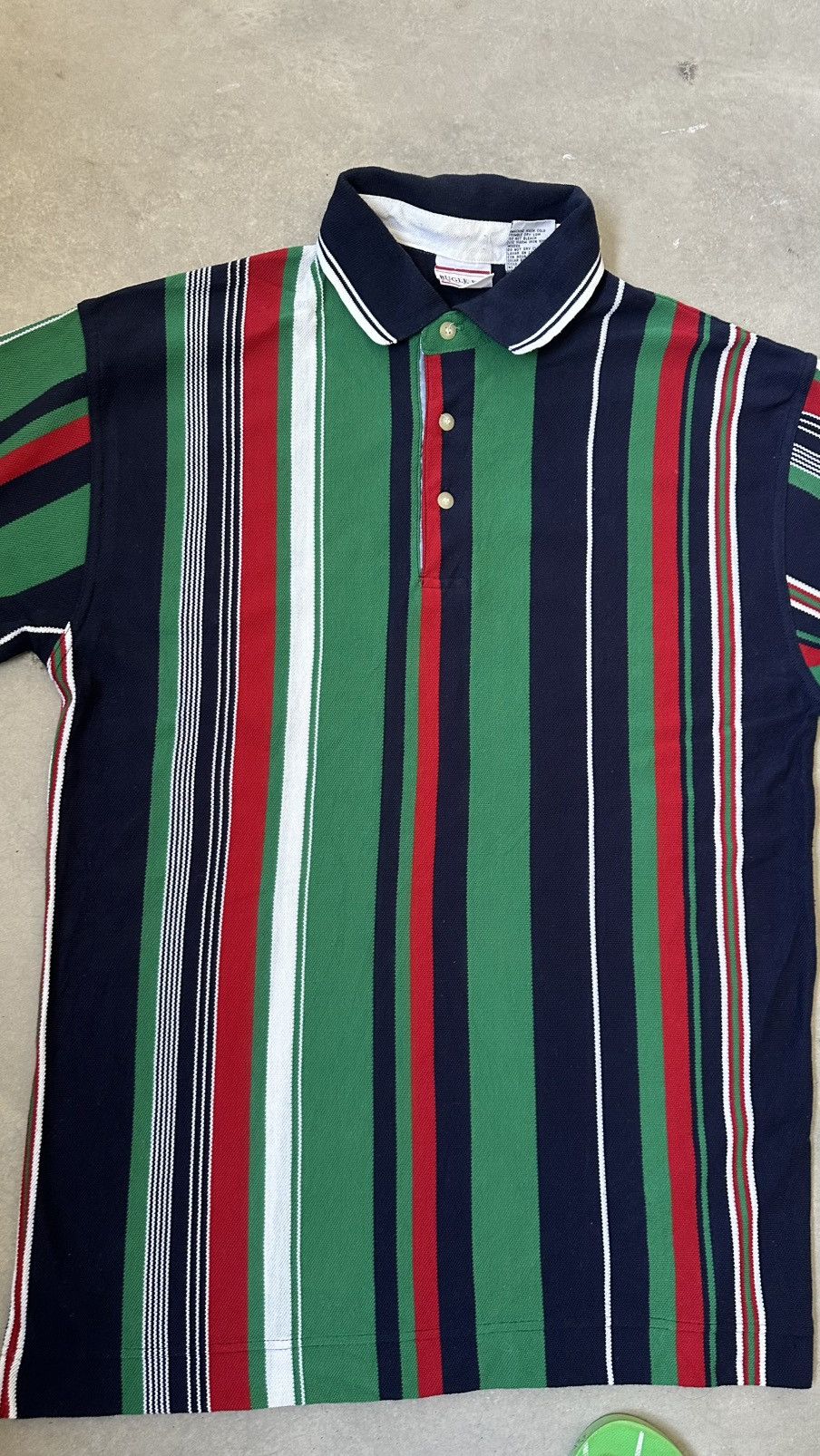 Bugle Boy VINTAGE BUGLE BOY STRIPES POLO TEE Size US M / EU 48-50 / 2 - 2 Thumbnail